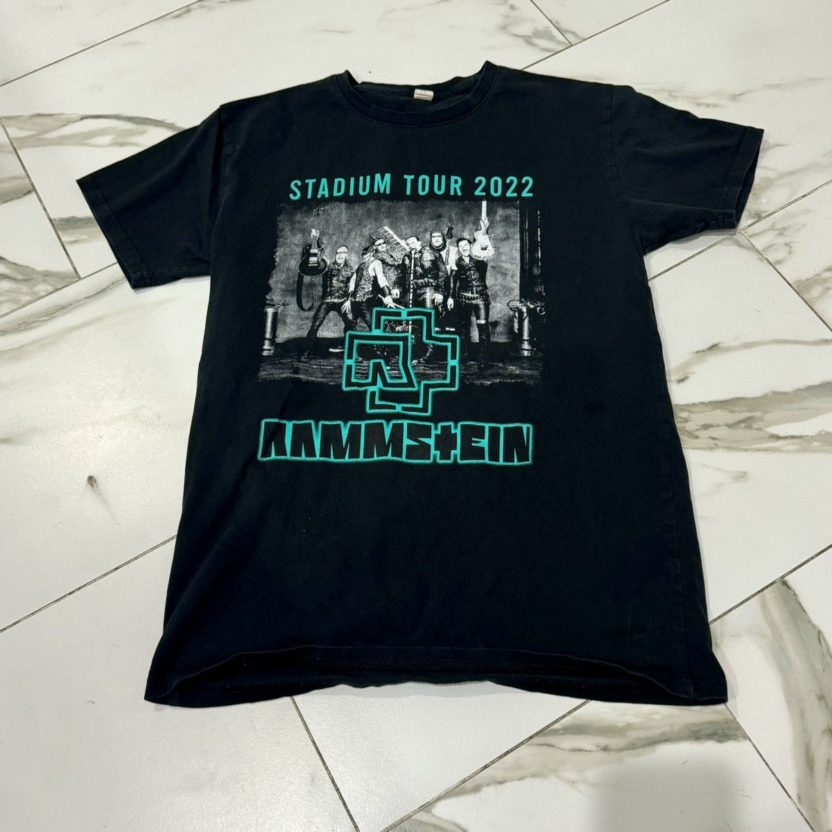 Band Tees × Vintage 2022 RAMMSTEIN TOUR TEE! Size US M / EU 48-50 / 2 - 2 Thumbnail