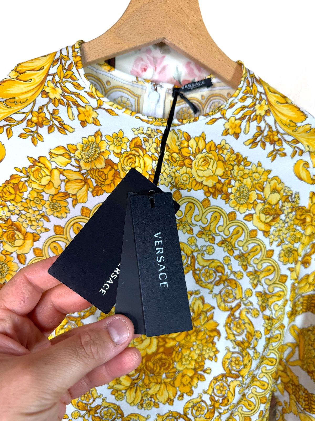 Versace Versace Baroque Silk Bodysuit Size 48 – New with Tags Size XL / US 12-14 / IT 48-50 - 3 Thumbnail