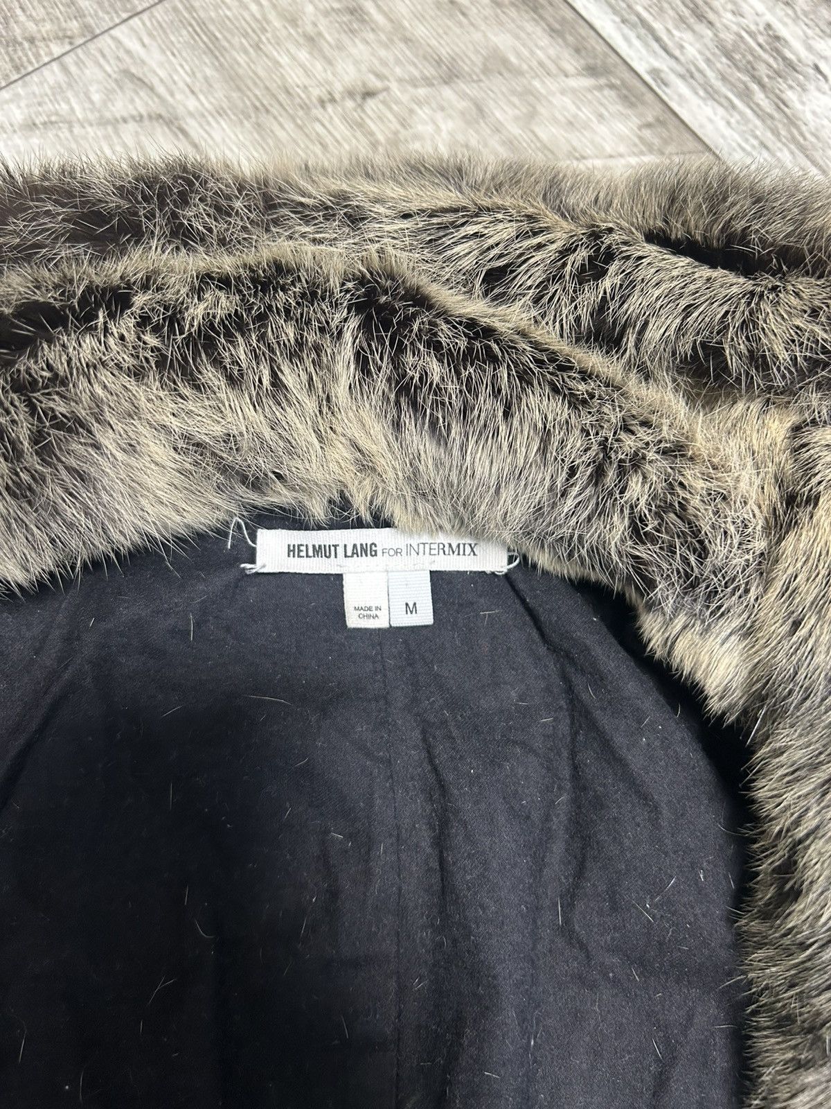 Designer × Helmut Lang × Vintage Helmut Lang for Intermix Rabbit Fur and Lamb Leather Jacket Size M / US 6-8 / IT 42-44 - 4 Thumbnail