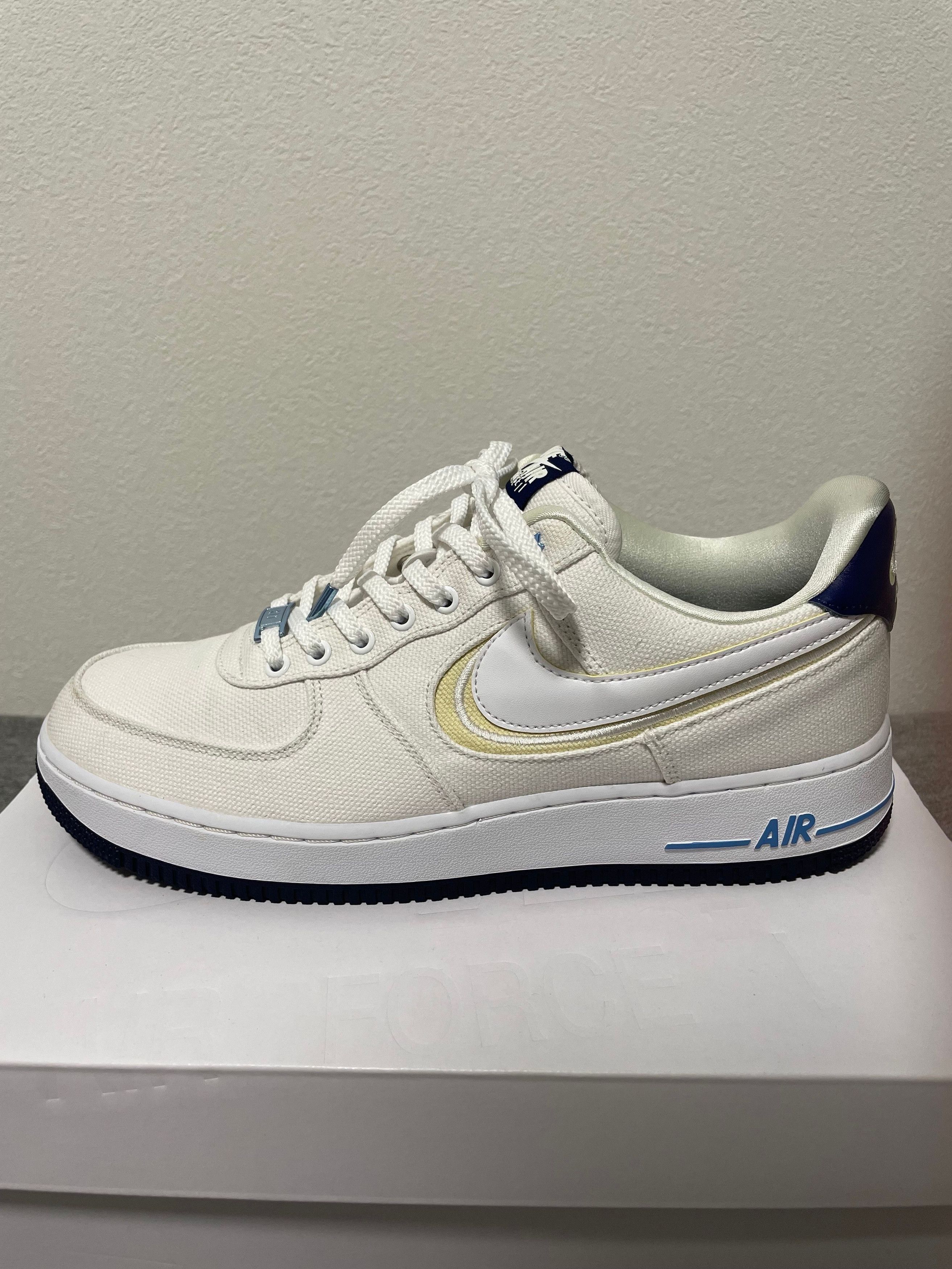 Nike Nike Air Force 1 Low PRM "Blue Void" Size US 10.5 / EU 43-44 - 8 Thumbnail