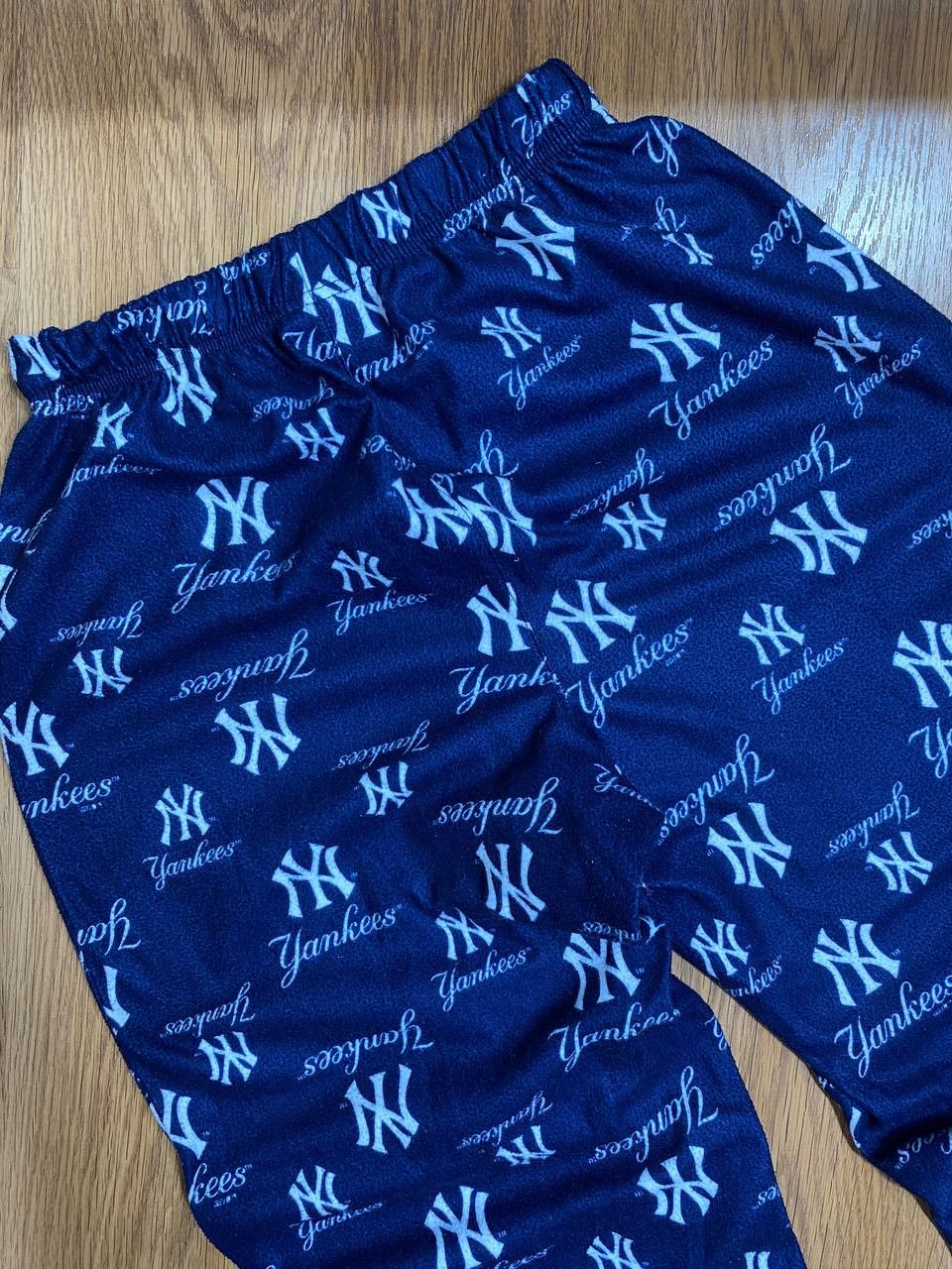 MLB × Vintage Crazy Vintage Baggy Y2K New York Yankees Sweatpants USA Size US 32 / EU 48 - 6 Thumbnail