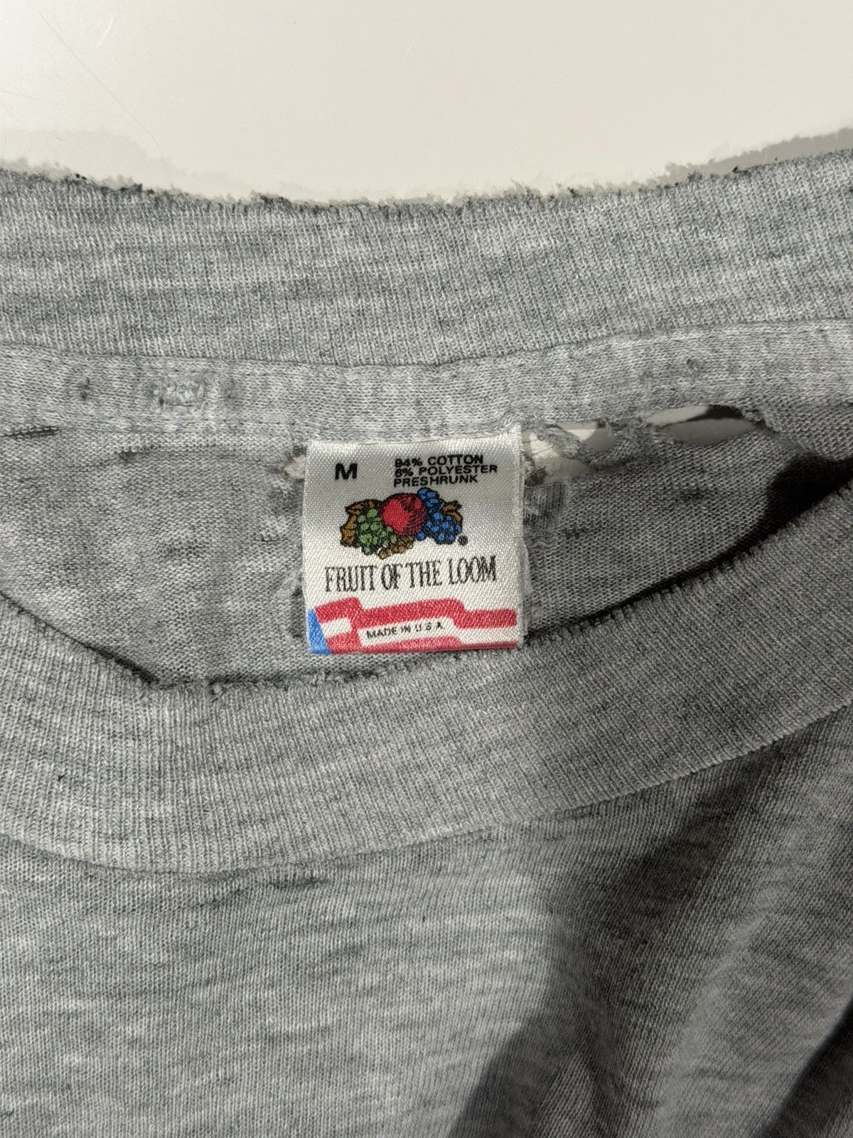 Vintage 1990s Vintage Duquesne University Thin Thrashed Grunge Tee M Size US M / EU 48-50 / 2 - 13 Thumbnail