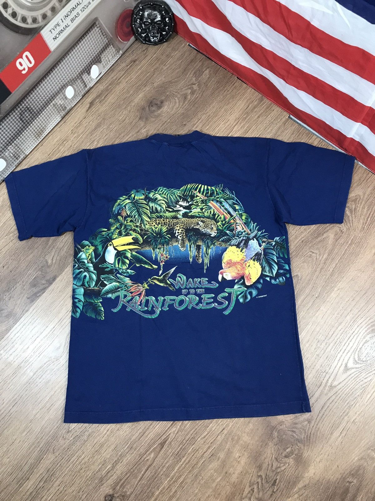 Habitat × Vintage Vintage 90s Habitat Animal Rare T Shirt Size US L / EU 52-54 / 3 - 10 Thumbnail