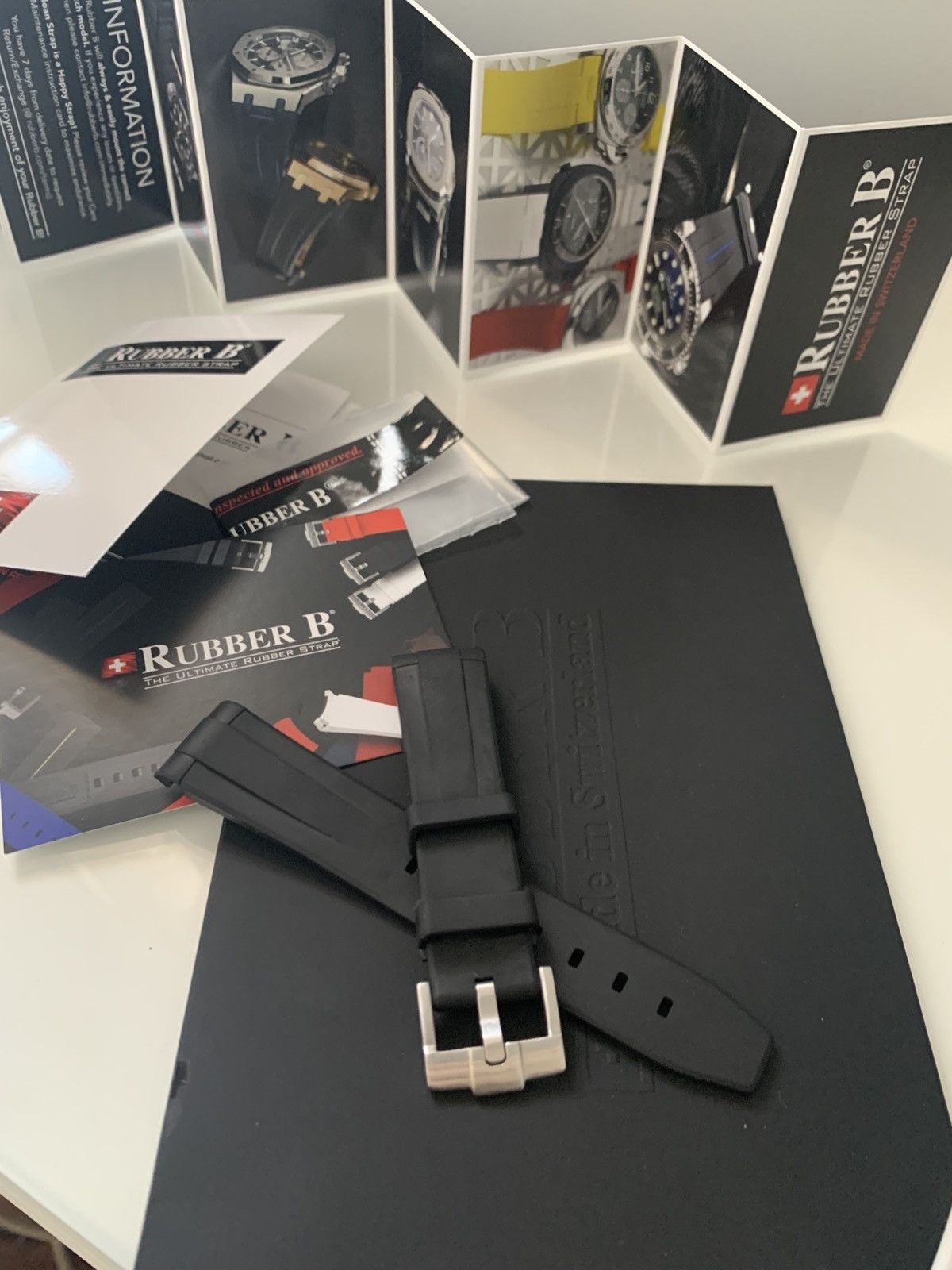 Other Rubber B - Rolex Daytona Tang Buckle Strap Size ONE SIZE - 1 Thumbnail