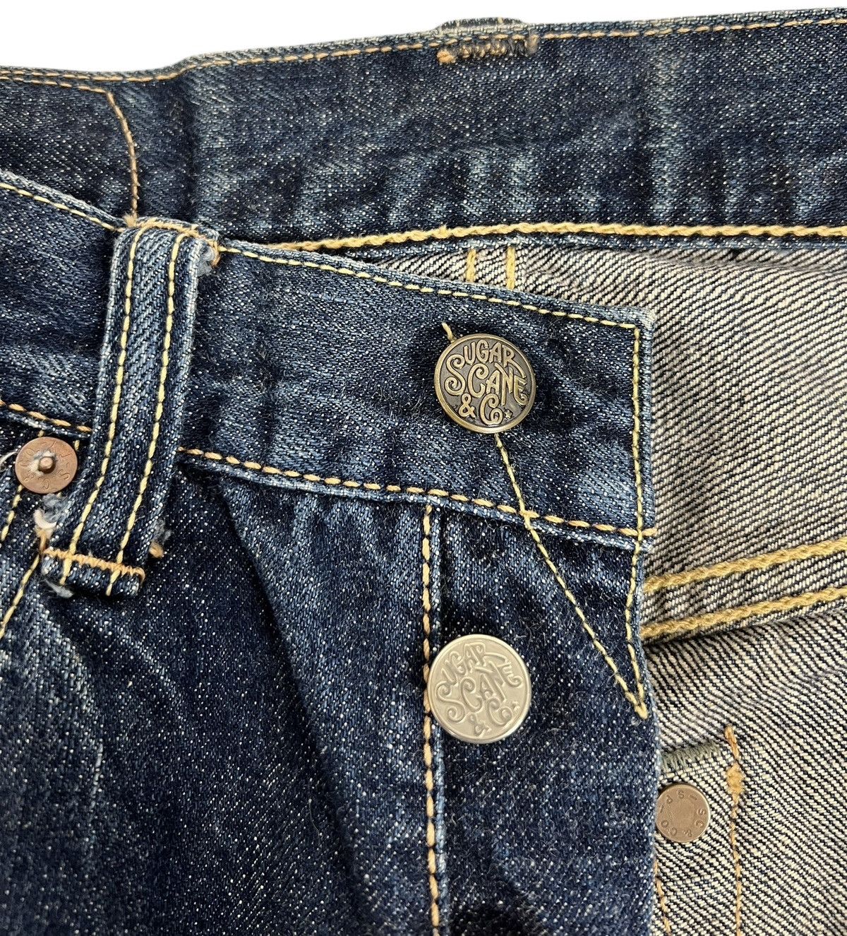 Sugar Cane Vintage Sugar Cane Union Star Jeans Size US 29 - 5 Thumbnail