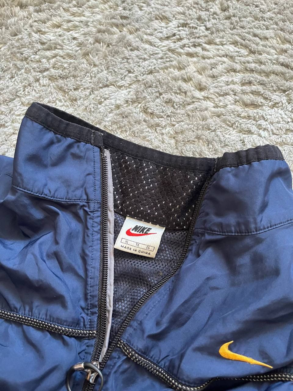 Nike × Vintage 90s Nike Vintage Light Jacket Streetwear Swoosh Rare Logo Size US XL / EU 56 / 4 - 9 Thumbnail