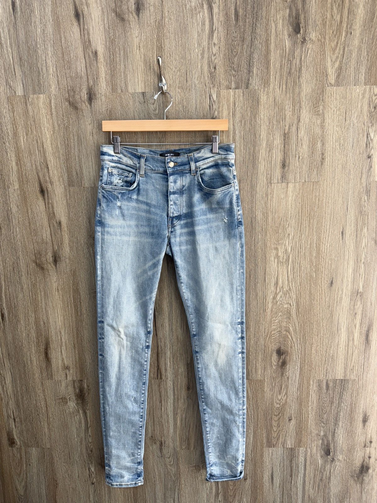 Amiri Amiri Plain Denim Jeans Size US 31 - 1 Thumbnail