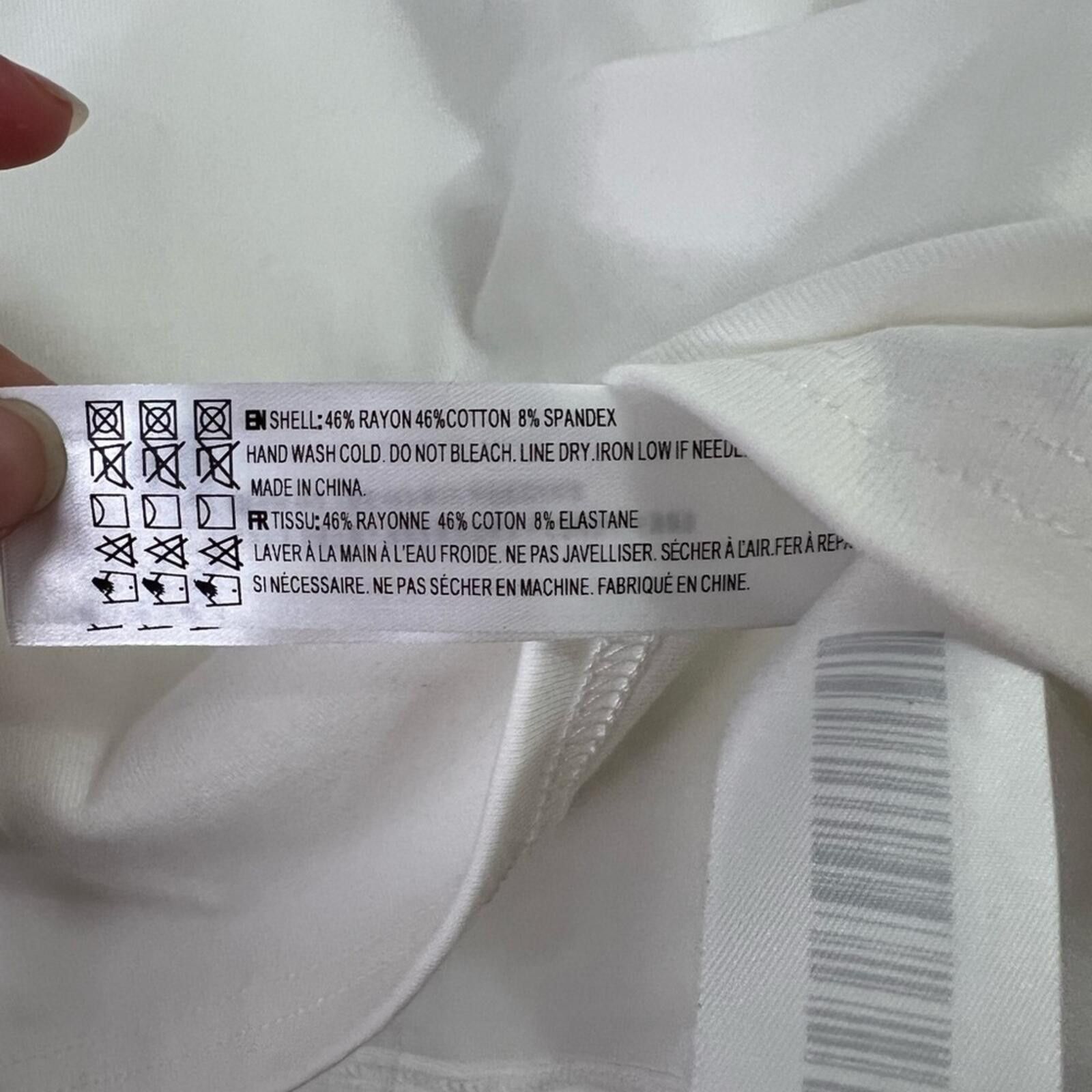 Other En saison‎ women's white tank top martini print racerback s Size S / US 4 / IT 40 - 3 Thumbnail