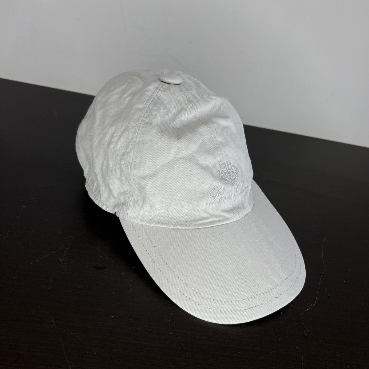 Loro Piana Loro Piana Hat Baseball Cap Lino Linen White Logo Size ONE SIZE - 5 Thumbnail