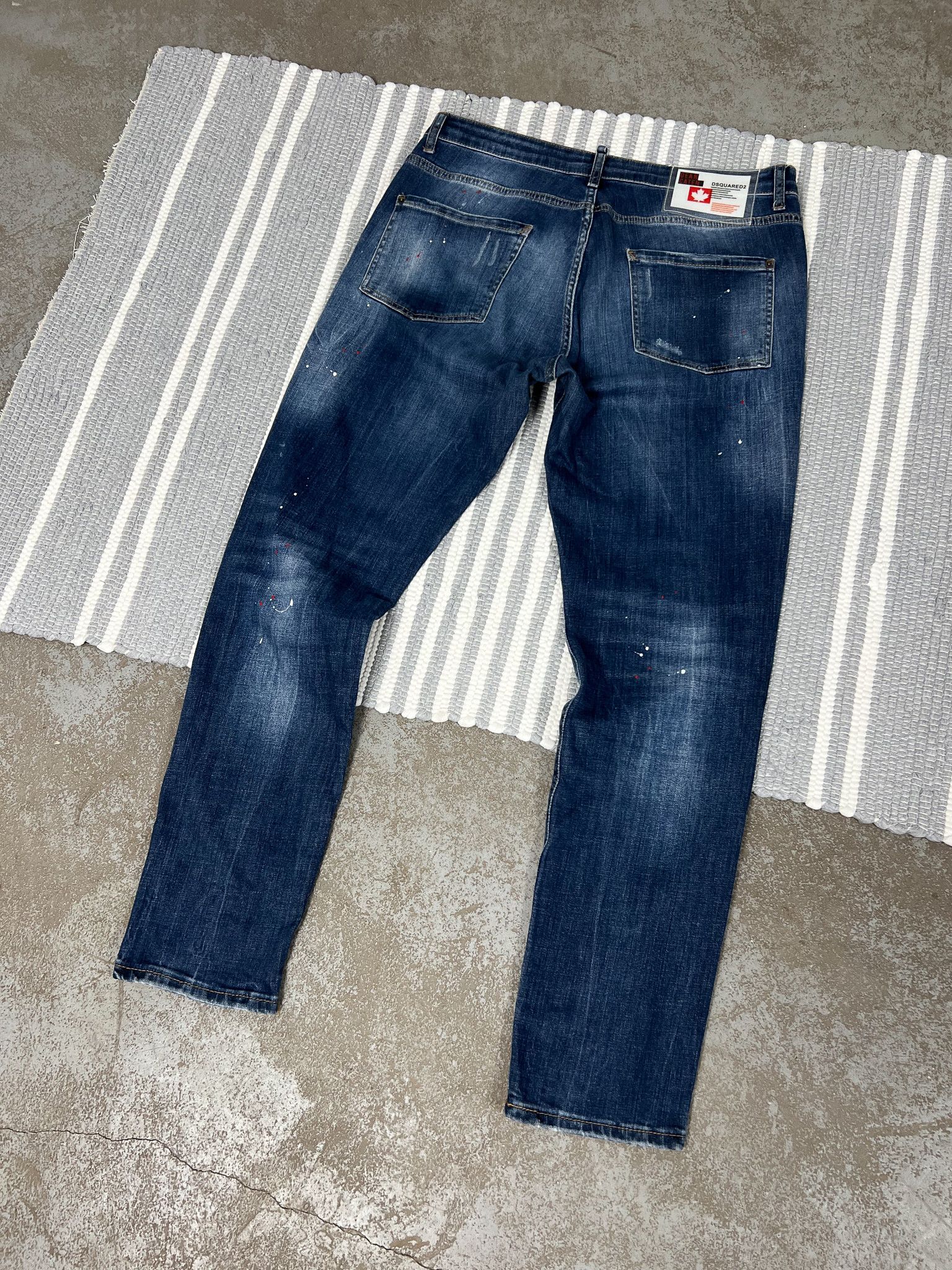 Dsquared2 Dsquared2 Skinny Blue Denim Jeans Size US 34 / EU 50 - 2 Thumbnail