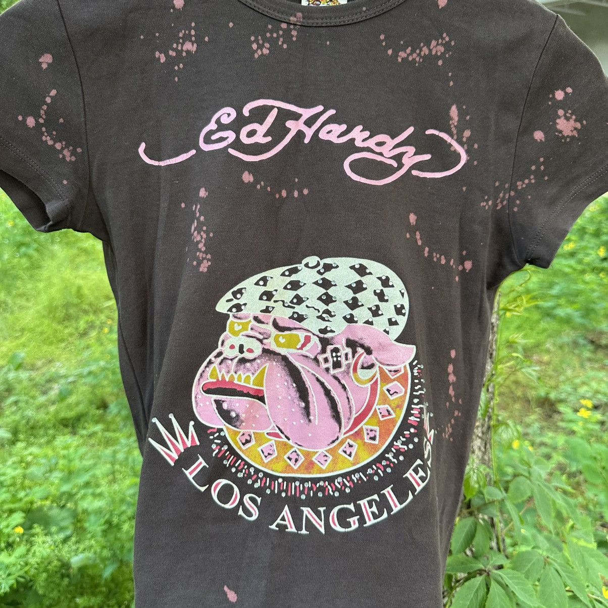 Ed Hardy Vintage Rare Y2K Ed Hardy by Christian Audiger T Shirt Size L / US 10 / IT 46 - 7 Thumbnail