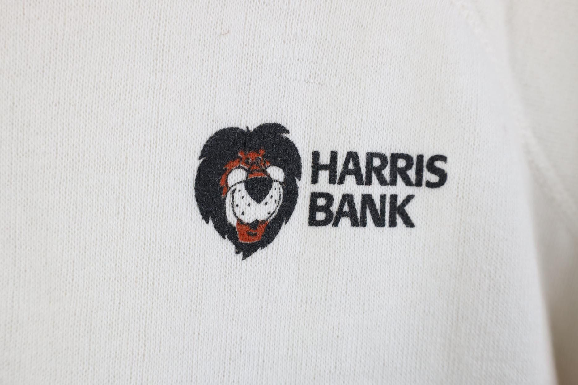 Vintage Vintage 70s 80s Lion Harris Bank Crewneck Sweatshirt USA Size L / US 10 / IT 46 - 4 Thumbnail