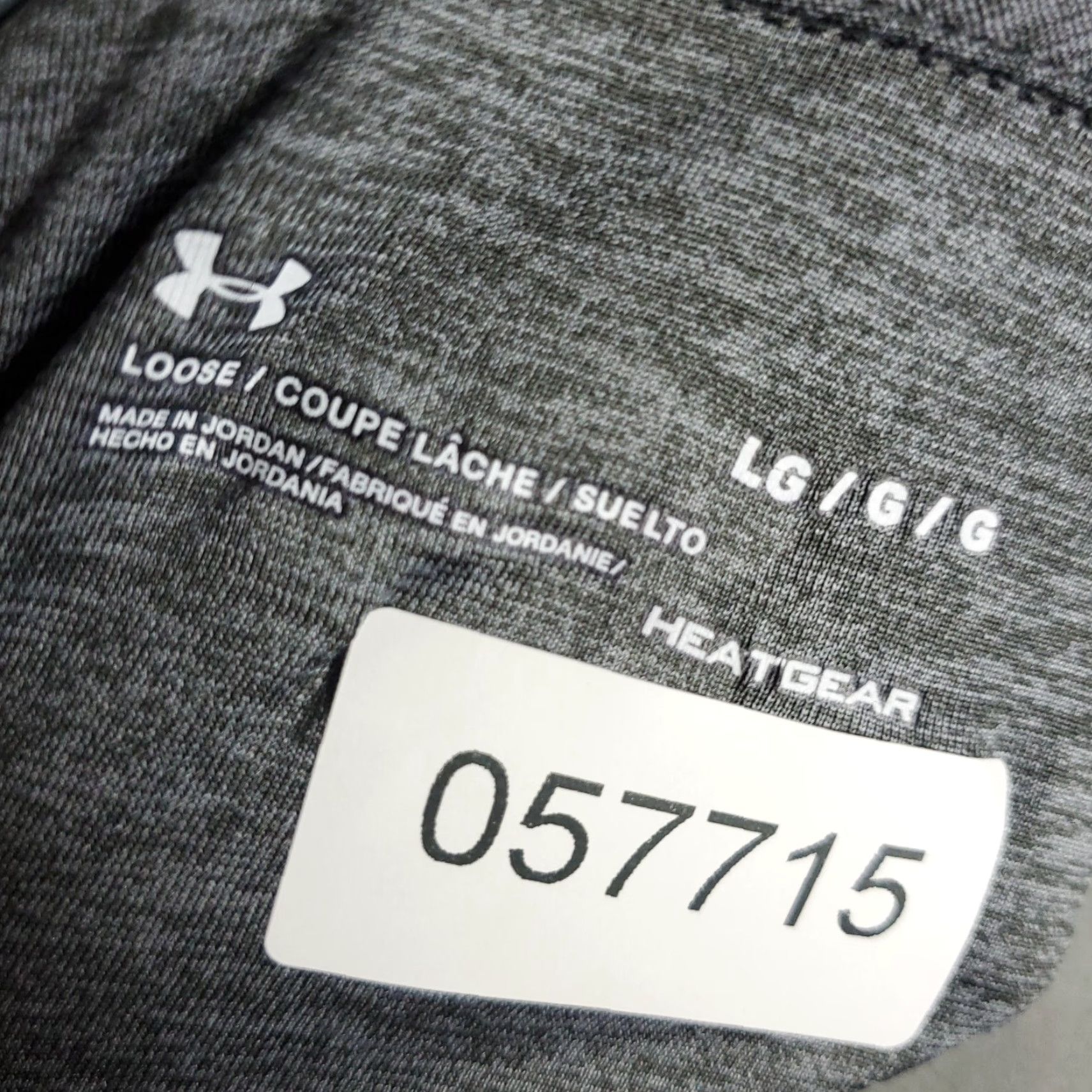 Under Armour Under Armour Polo Shirt Mens L Gray Solid Short Sleeve Collared Button Logo Golf Casual Activewear Size US L / EU 52-54 / 3 - 7 Thumbnail