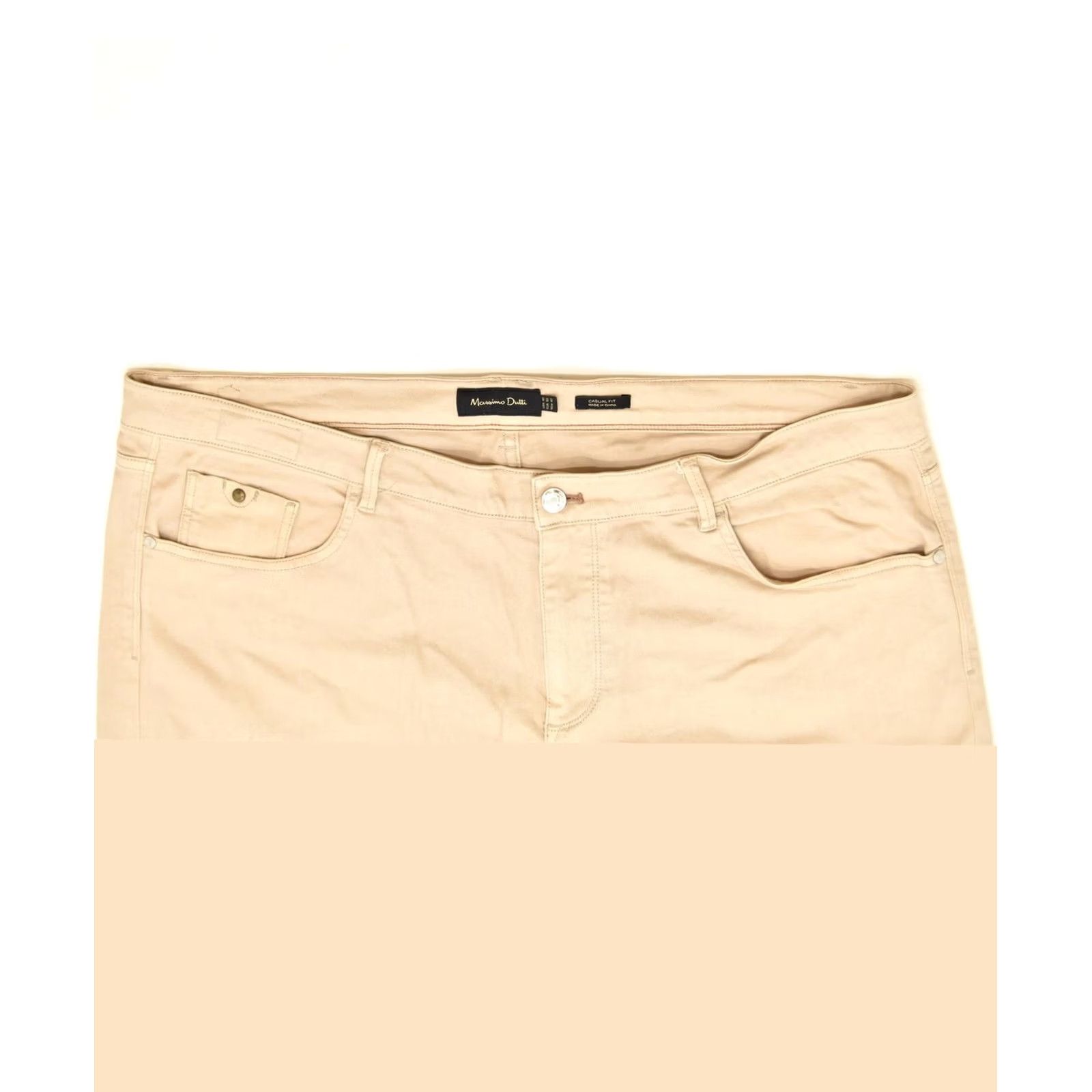 Massimo Dutti MASSIMO DUTTI Womens Casual Trousers Beige Classic W40 L29 Size 27" / US 4 / IT 40 - 3 Thumbnail