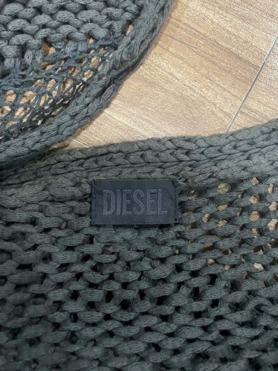 Diesel × Vintage Diesel Fishnet Knit Long Cardigan Size XL / US 12-14 / IT 48-50 - 5 Thumbnail