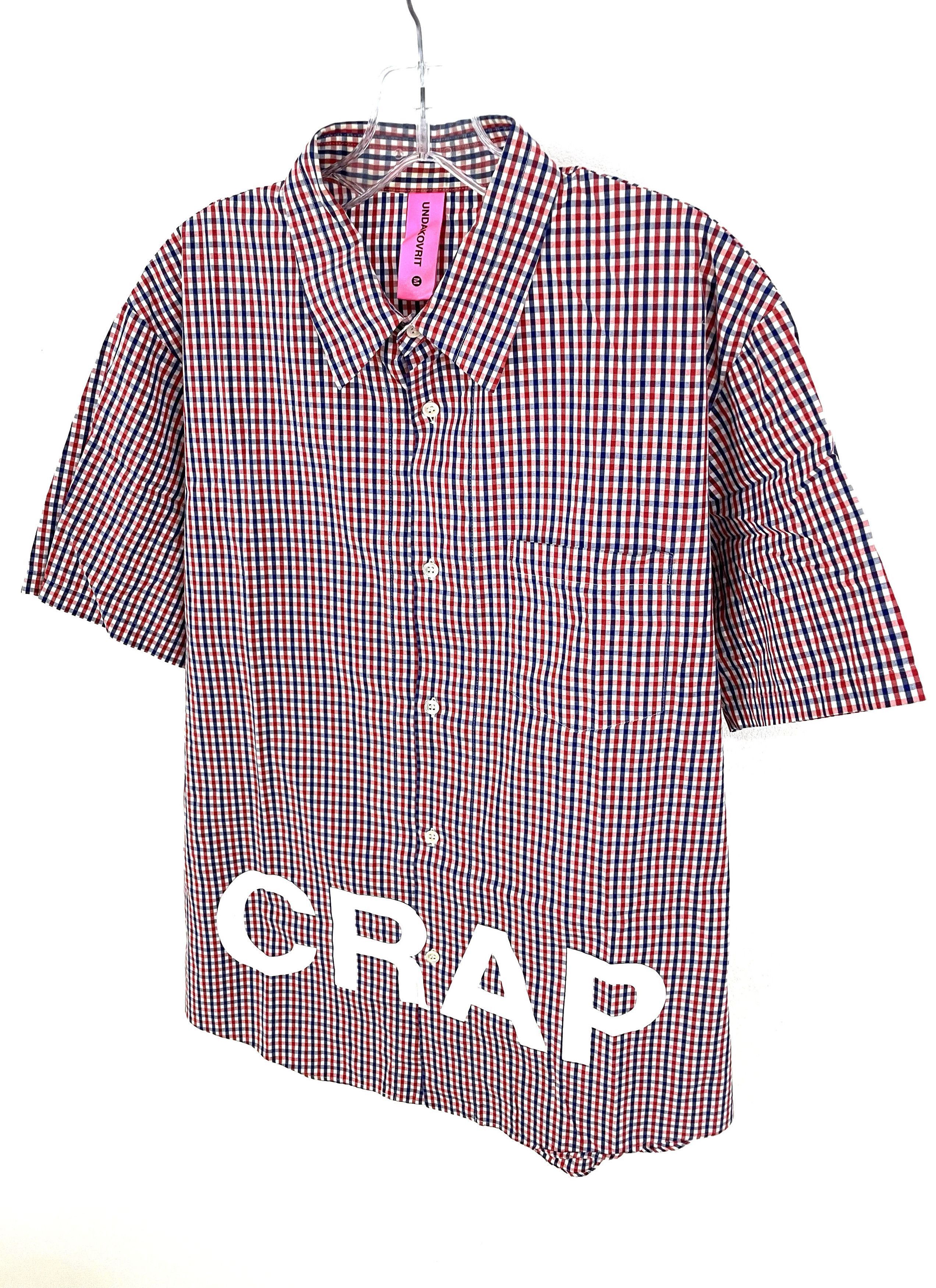 Undercover o1tko10825 Undakorrit Crap S/S Check Shirt in Multicolor Size US L / EU 52-54 / 3 - 3 Thumbnail