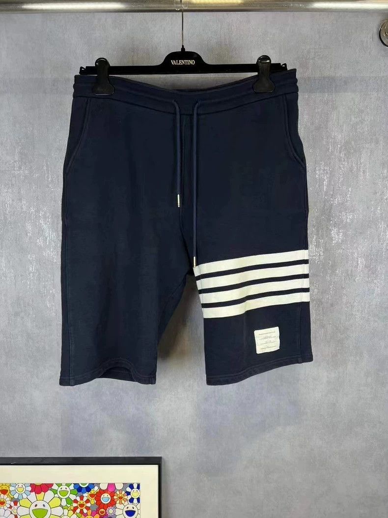 Thom Browne Thom Browne Blue Striped Shorts-dmc Size US 36 / EU 52 - 1 Thumbnail