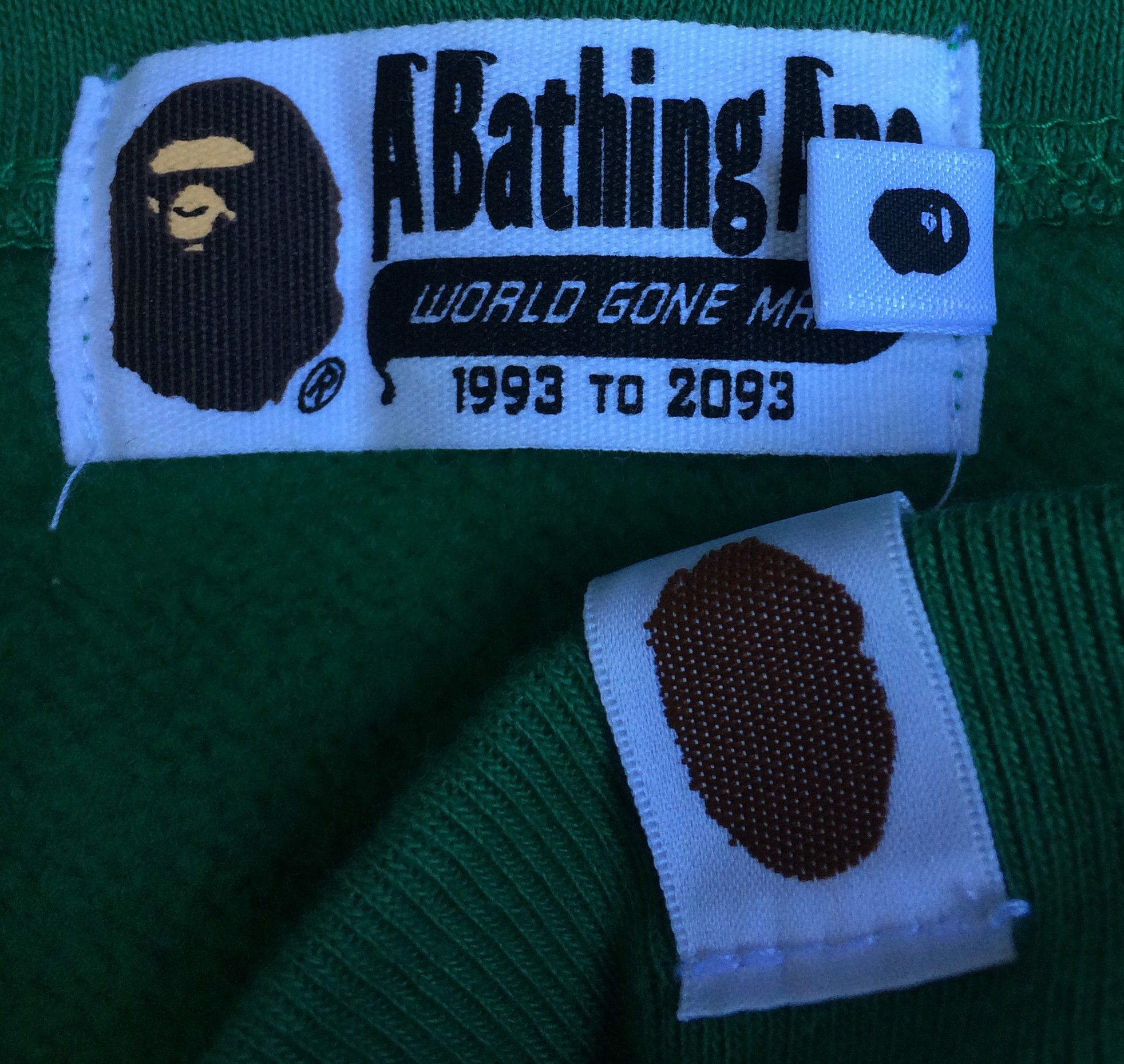 Bape OG Bape Baby Milo Green Camo Full Zip Shark Hoodie XXL Size US XXL / EU 58 / 5 - 5 Thumbnail
