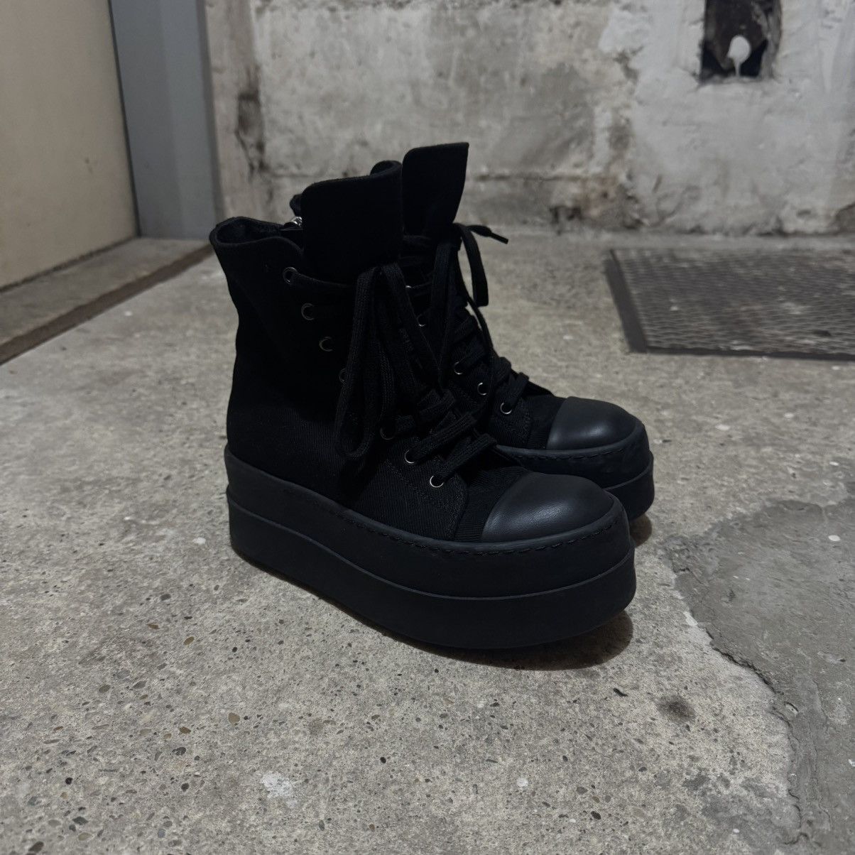 Rick owens drkshdw double bumper ramones black