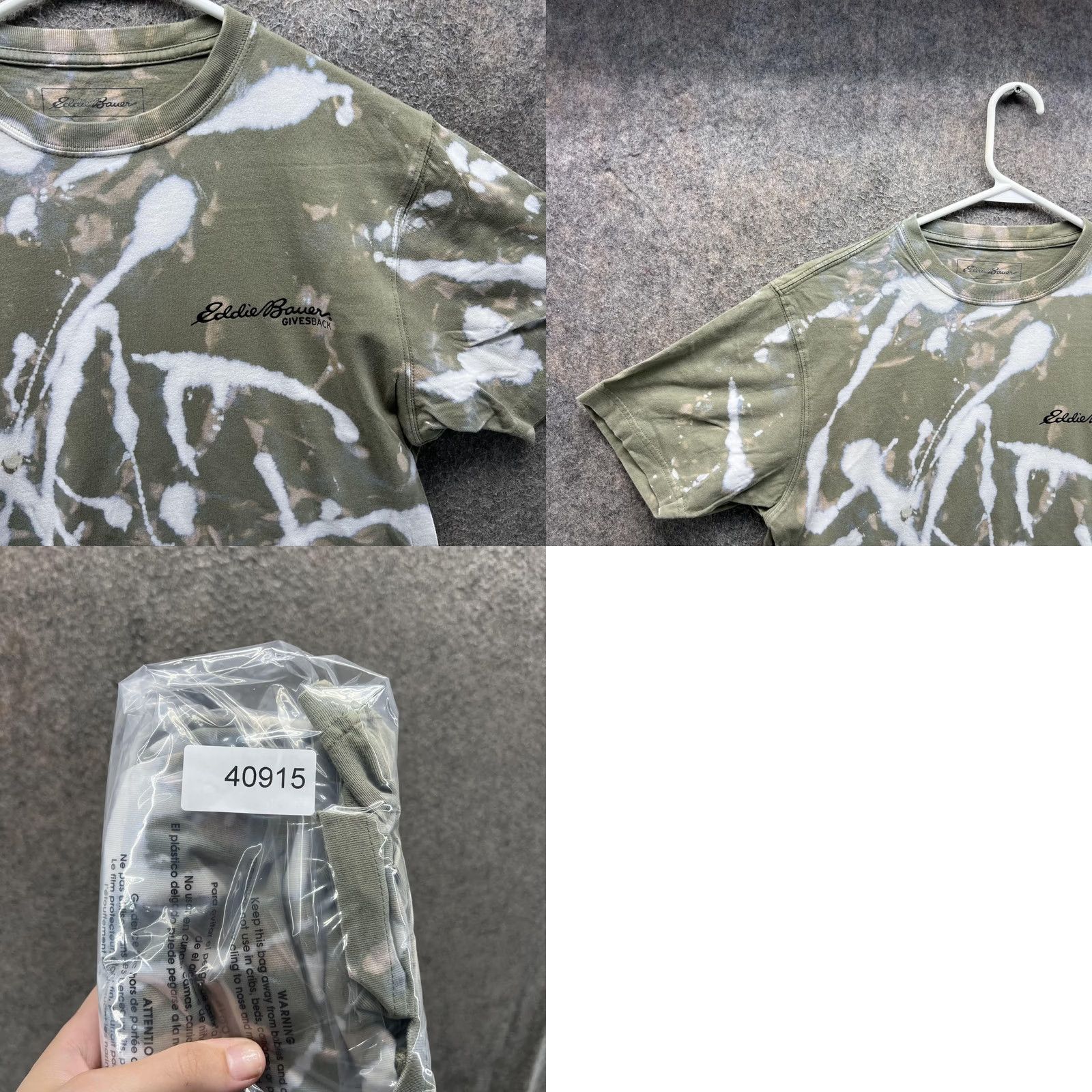 Eddie Bauer VINTAGE Eddie Bauer Shirt Men XS Olive Green Legend Wash Tie Dye Gives Back Graphic Tee S Mens Green Tie-Dye Logo Size US S / EU 44-46 / 1 - 8 Thumbnail
