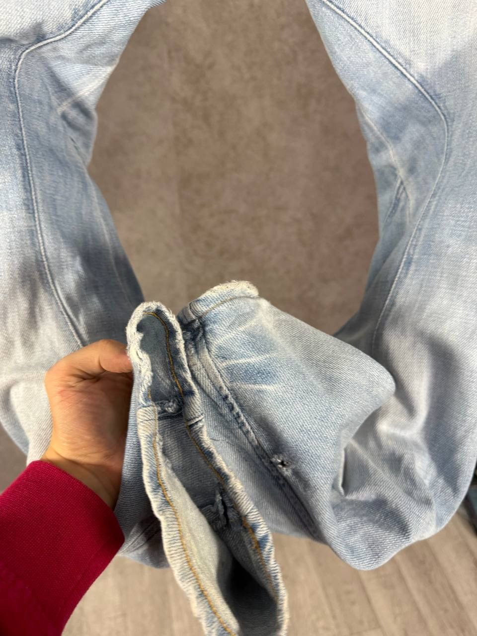 G-Star G Star Raw designer distressed asymmetric jeans Size US 34 / EU 50 - 8 Thumbnail