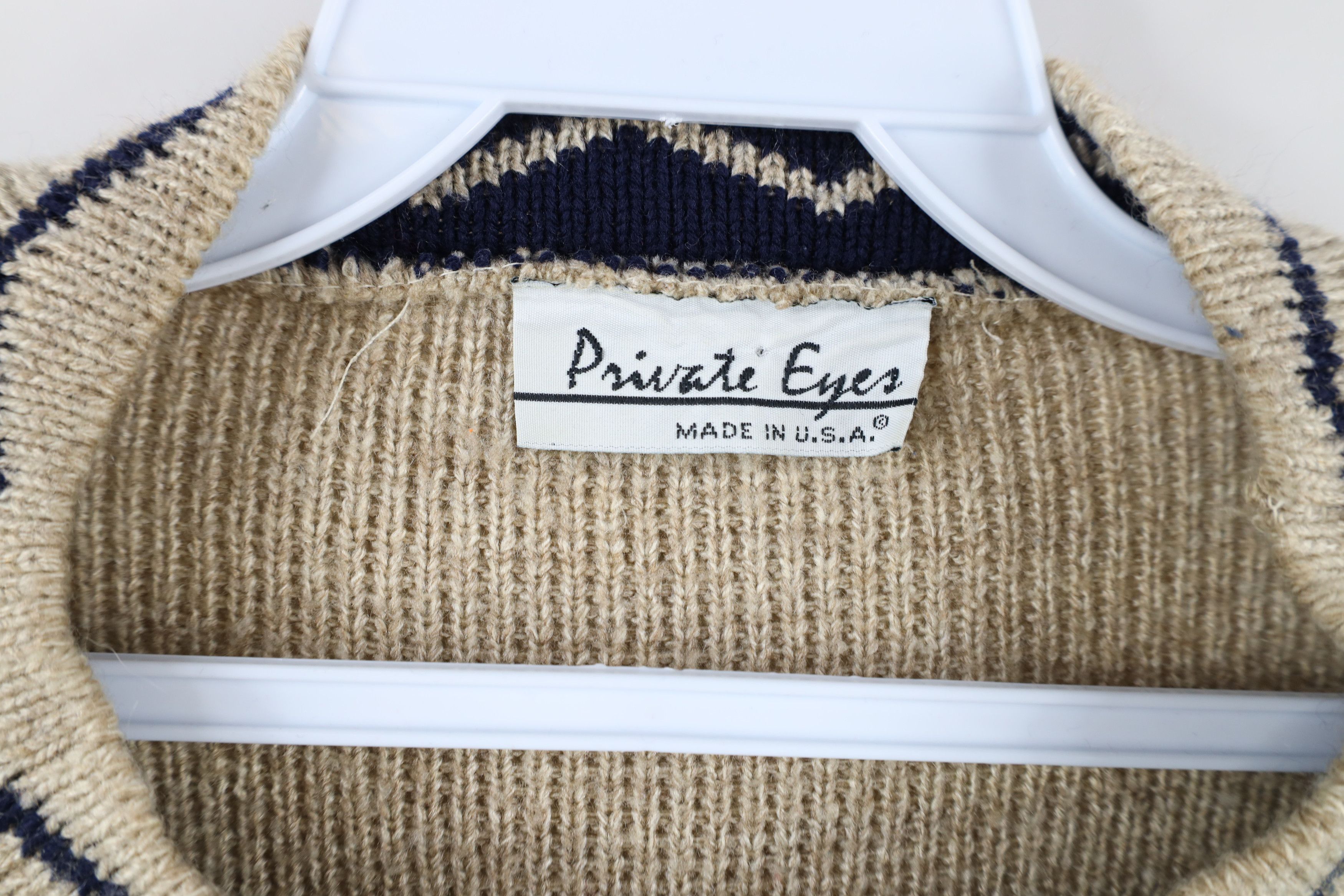 Vintage Vintage 90s Streetwear Fair Isle Knit Tunic Sweater USA Size L / US 10 / IT 46 - 6 Thumbnail