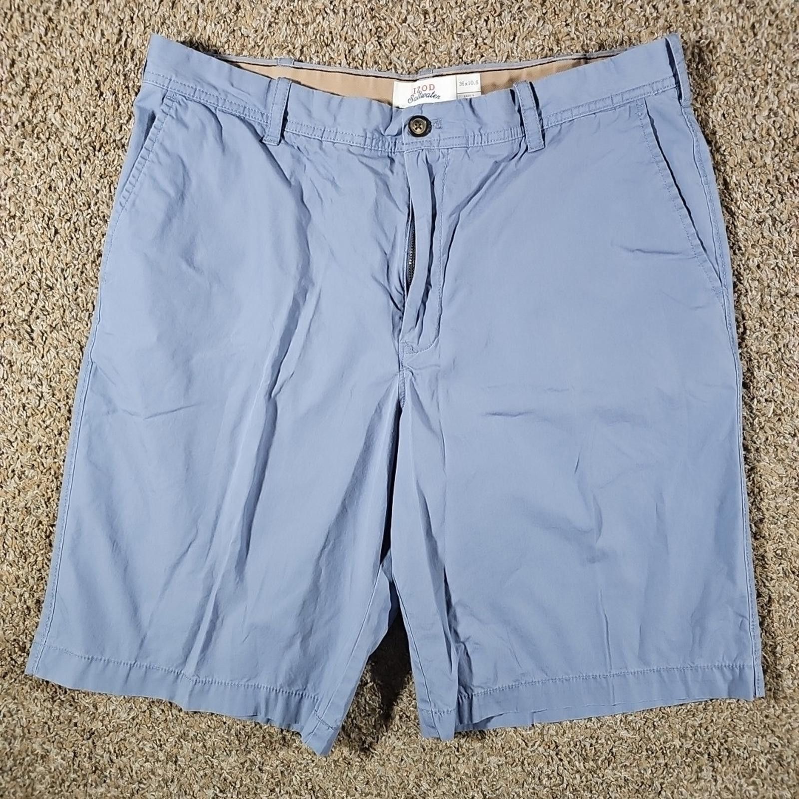 Izod IZOD Saltwater 36x10.5 Blue Shorts Size US 36 / EU 52 - 1 Thumbnail