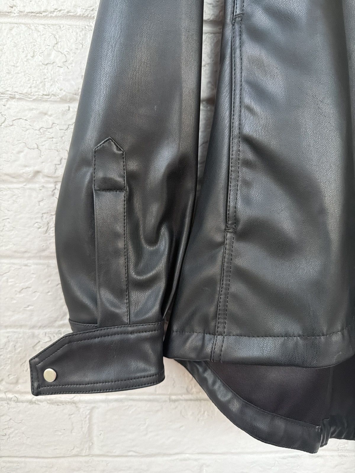 Rick Owens Drkshdw Rick Owens DRKSHDW faux leather button up Size US S / EU 44-46 / 1 - 4 Thumbnail