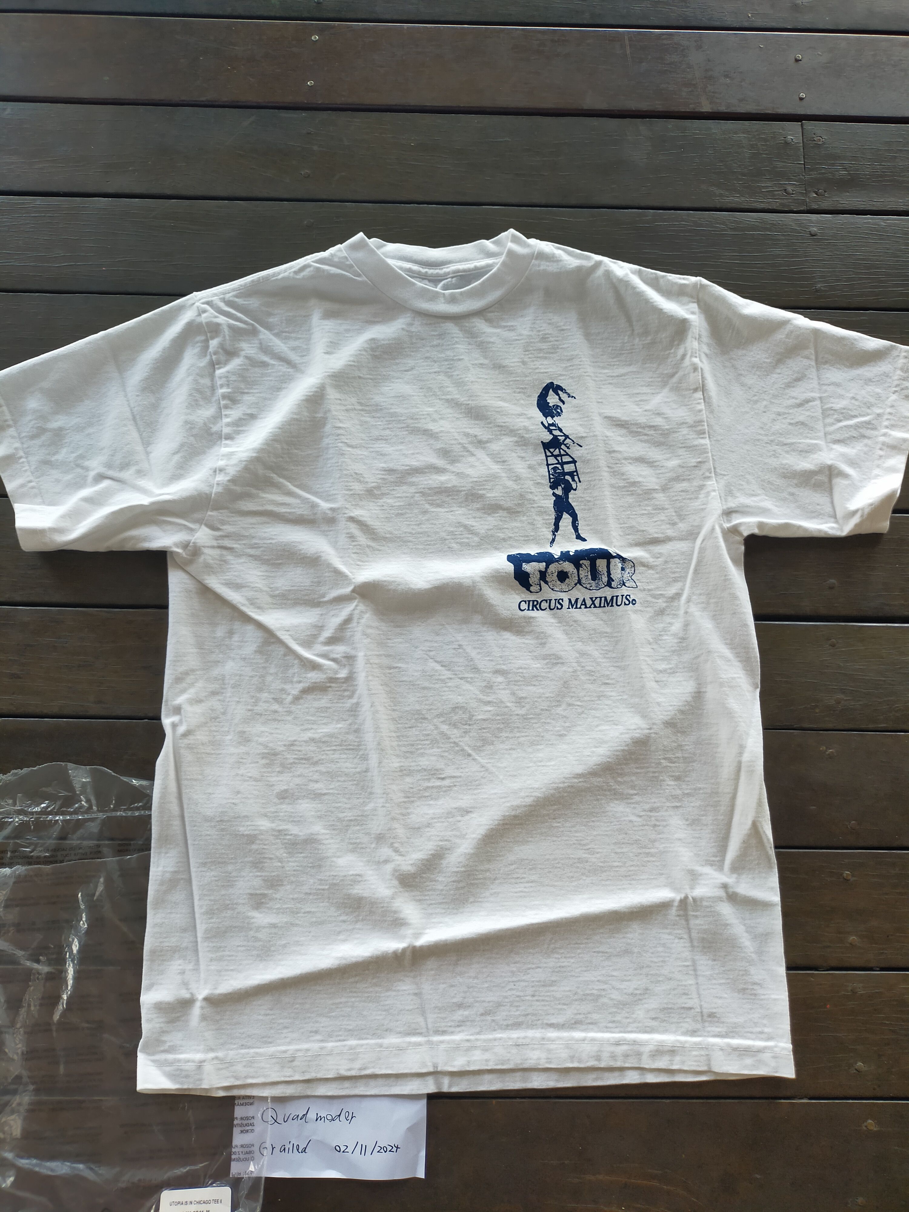 Travis Scott Travis Scott Utopia Chicago Illinois circus maximus shirt Size US M / EU 48-50 / 2 - 2 Thumbnail