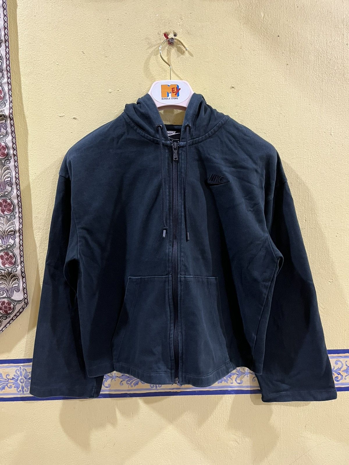 Nike vintage Nike ACG Therma-Fit fleece zip-up hoodie in black Size M / US 6-8 / IT 42-44 - 1 Thumbnail