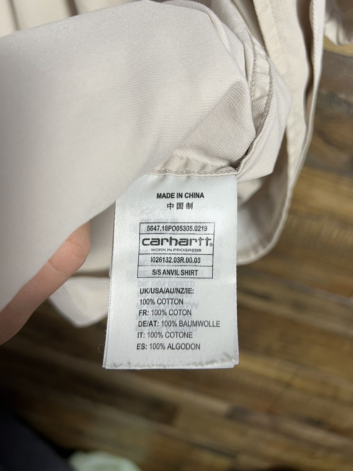 Carhartt Men's Shirt Carhartt Size US L / EU 52-54 / 3 - 10 Thumbnail