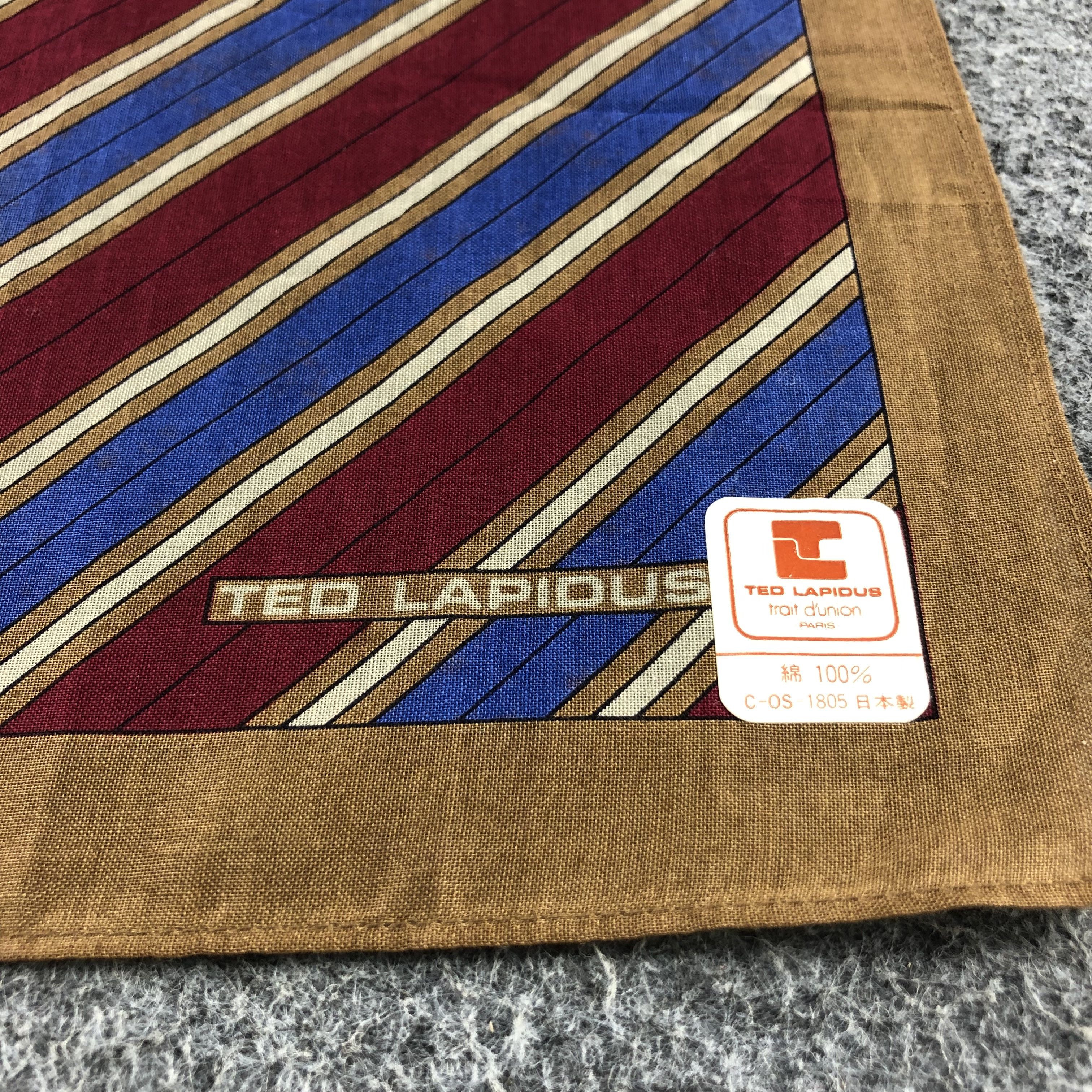 TED LAPIDUS Ted Lapidus Handkerchief Neckerchief Bandana H1340 Size ONE SIZE - 3 Thumbnail