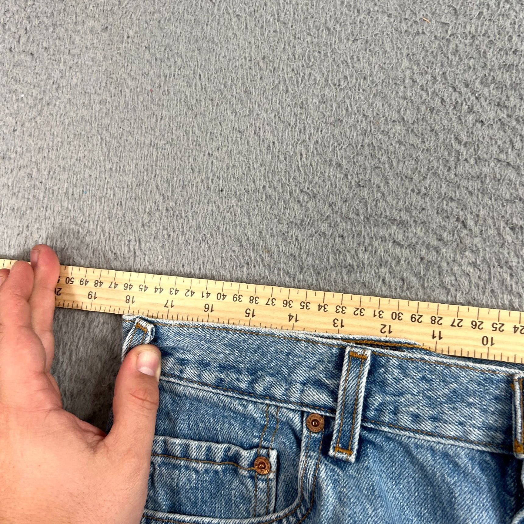 Levi's VINTAGE Levi's 505 Jeans Men Regular Fit Straight Leg Denim Size 36x30 90s Retro Blue Size US 36 / EU 52 - 5 Thumbnail