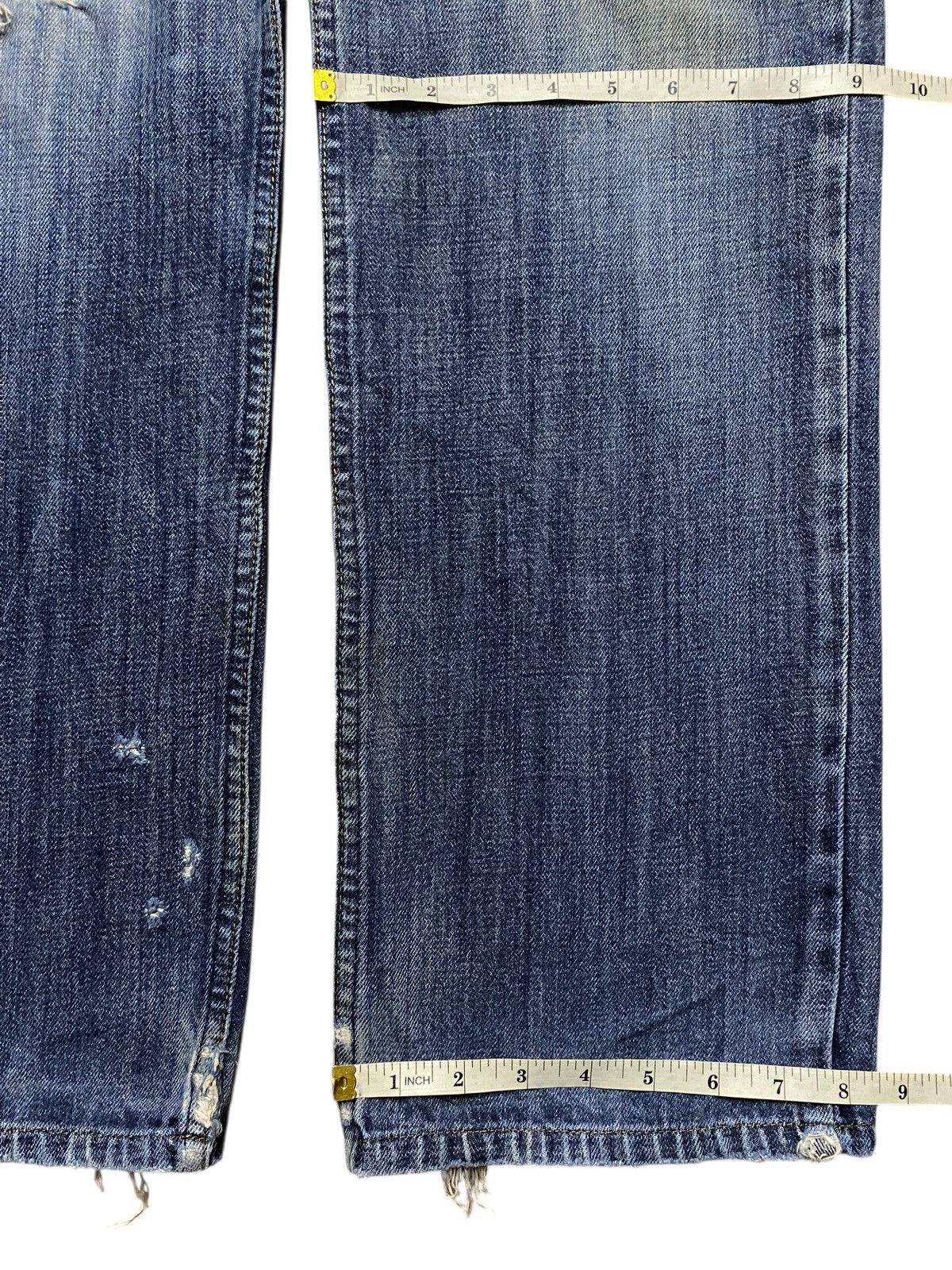 Levi's Vintage Clothing Vintage Levis 553 Mud Wash Distressed Loose Jeans Size US 32 / EU 48 - 17 Thumbnail