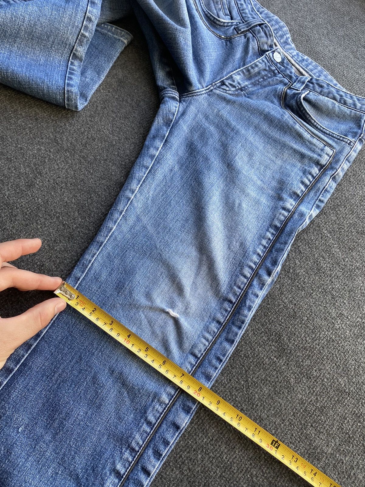 Versace 🔥Versace Luxury mens distressed jeans straight 32 designer Size US 32 / EU 48 - 11 Thumbnail