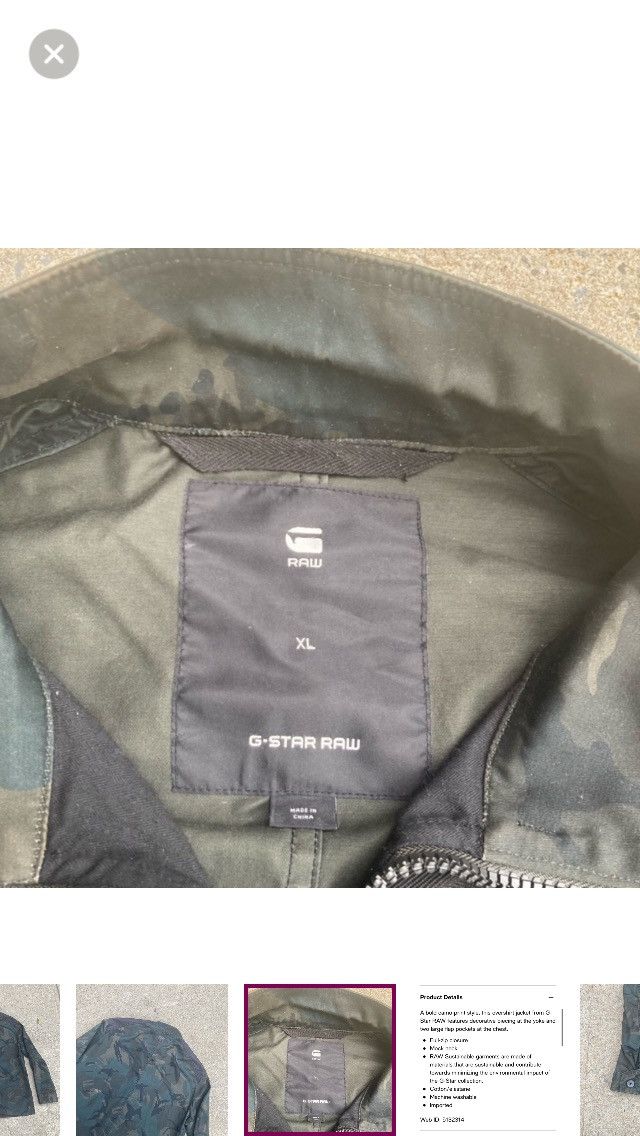 G-Star G-Star Raw Camo Jacket XL Size US XL / EU 56 / 4 - 8 Thumbnail
