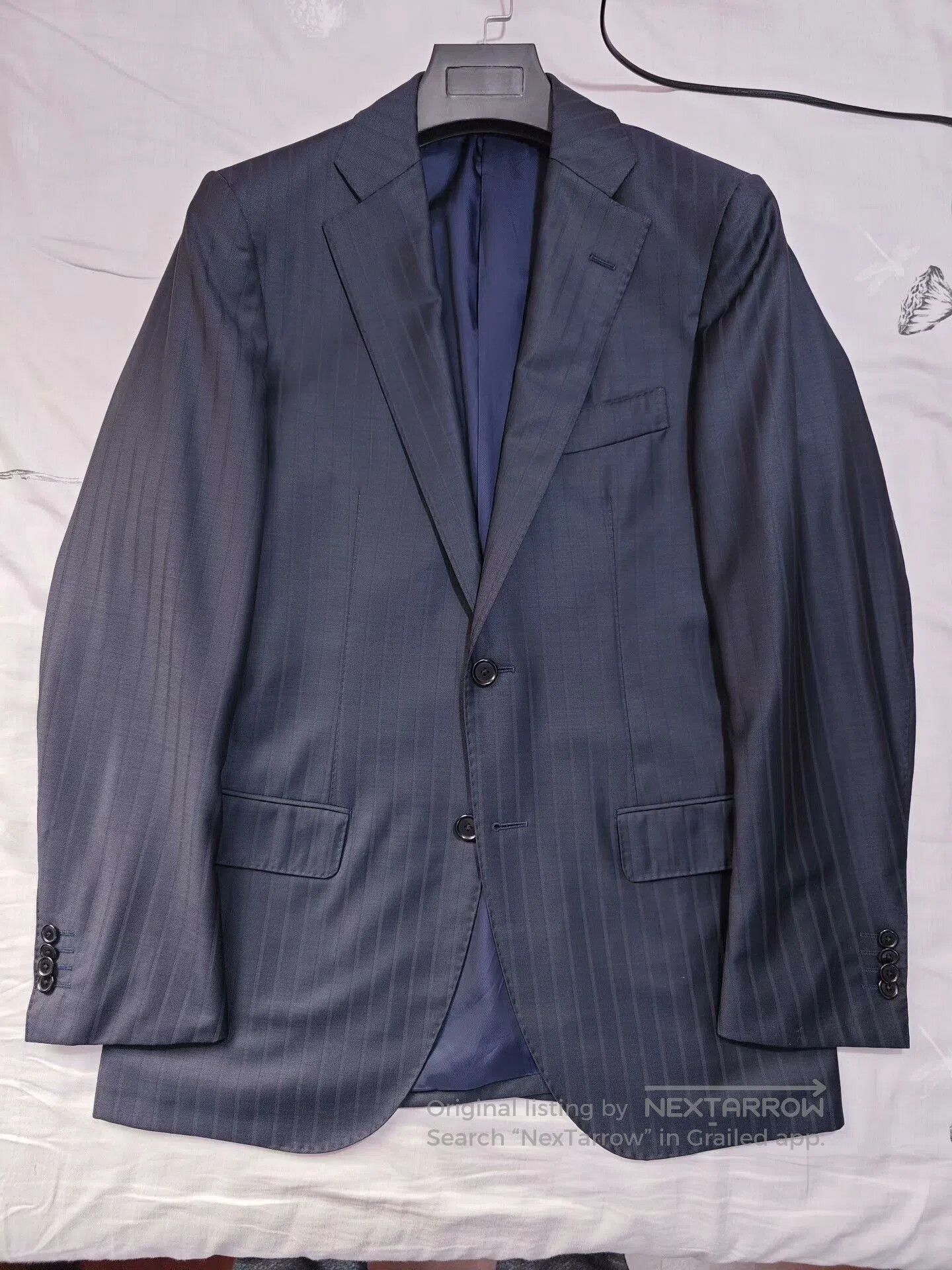 Ermenegildo Zegna Italian Zegna Wool-Linen Custom Suit. Size US S / EU 44-46 / 1 - 5 Thumbnail