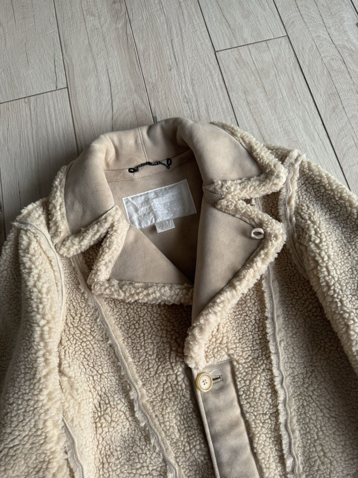 Maison Margiela Maison Margiela X H&M Ship Suit Pattern Cream Coat Size US M / EU 48-50 / 2 - 6 Thumbnail