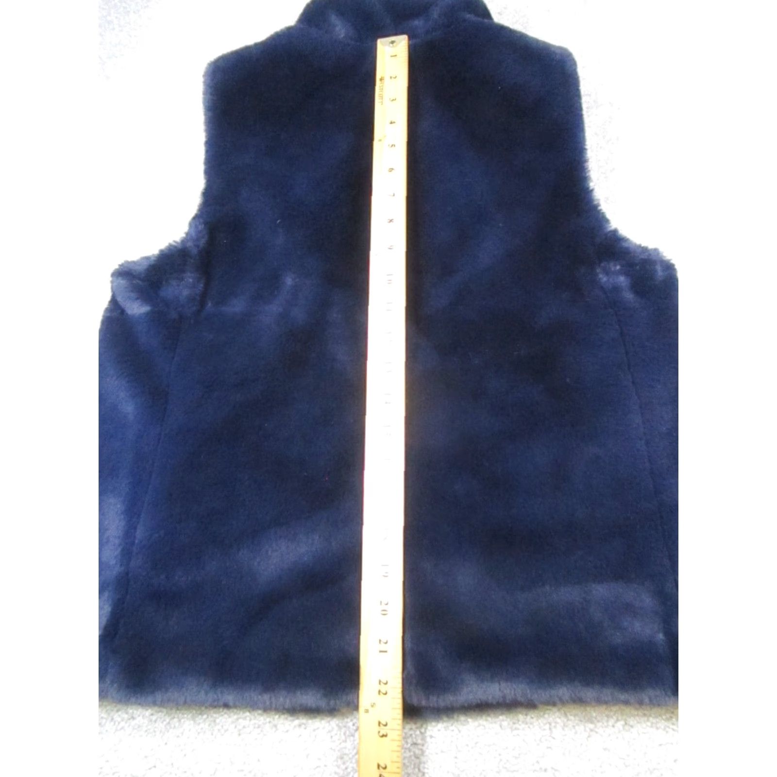 J.Crew J.Crew Vest Womens Medium Blue Full Zip Fleece Size M / US 6-8 / IT 42-44 - 7 Thumbnail