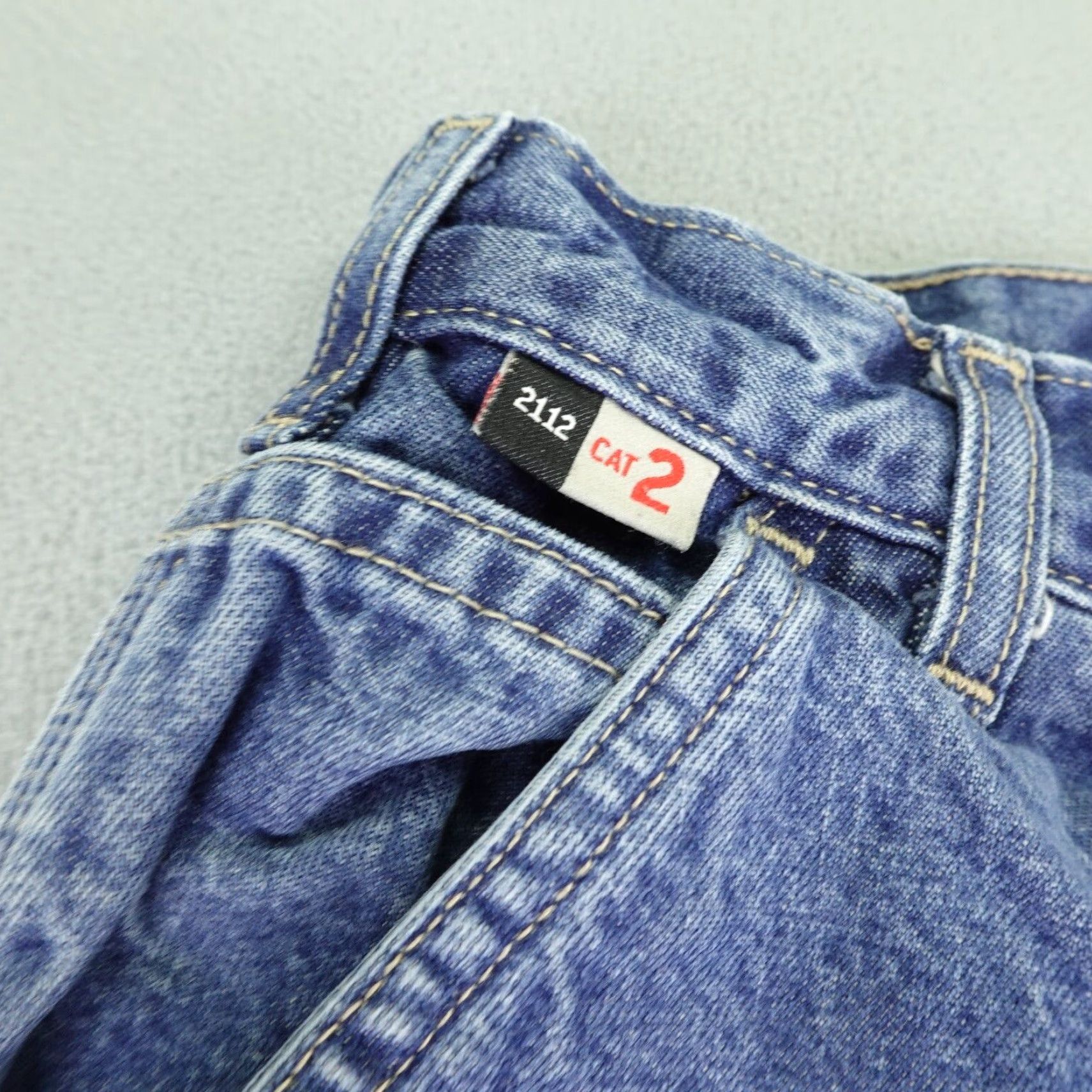 Carhartt VINTAGE Carhartt Jeans Mens 44x30 Blue Denim FR Flame Resistant Carpenter Regular Fit Size US 42 / EU 58 - 6 Thumbnail