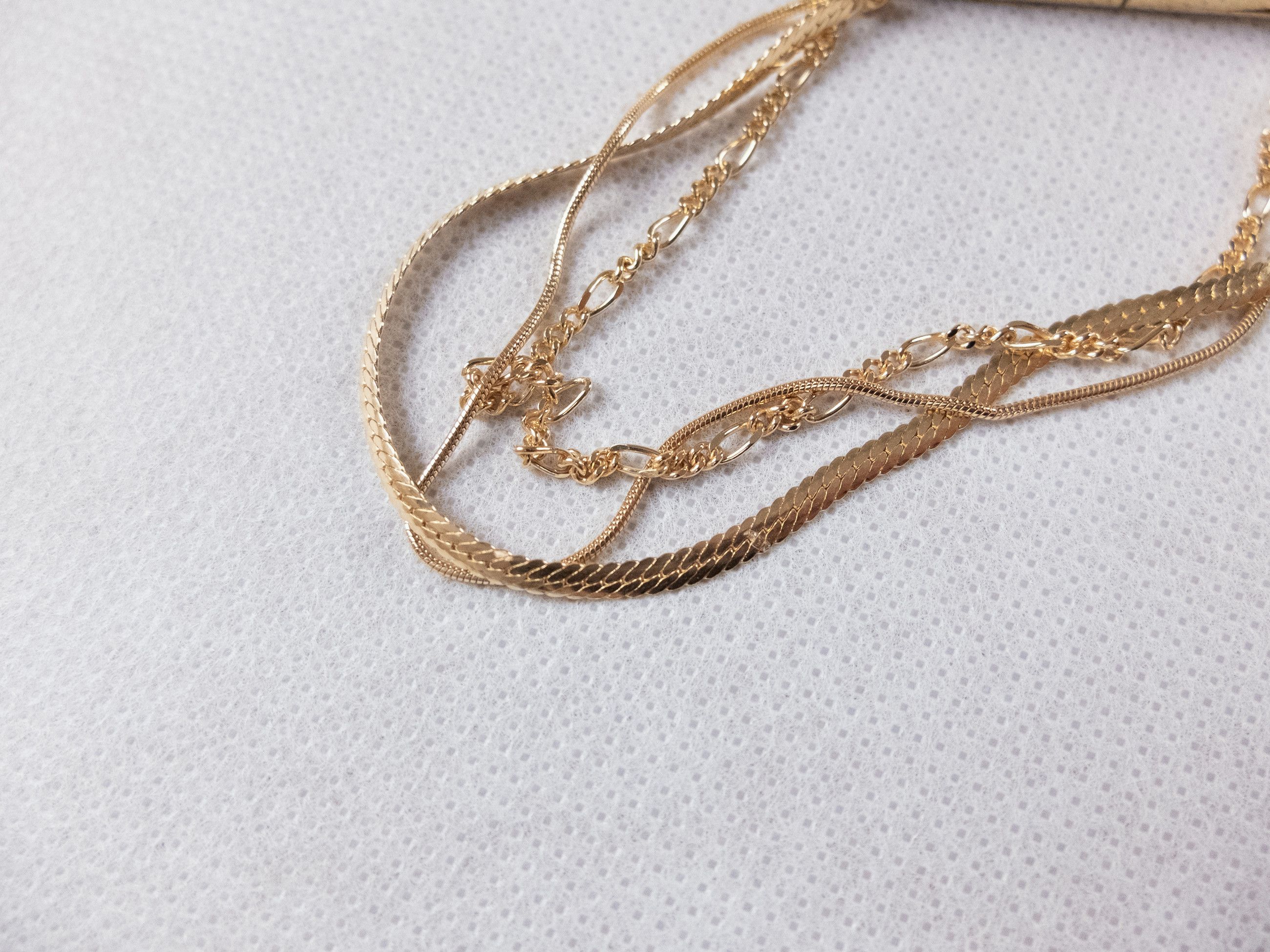 Bottega Veneta BOTTEGA VENETA ID gold plated silver double bracelet Medium Size ONE SIZE - 6 Thumbnail