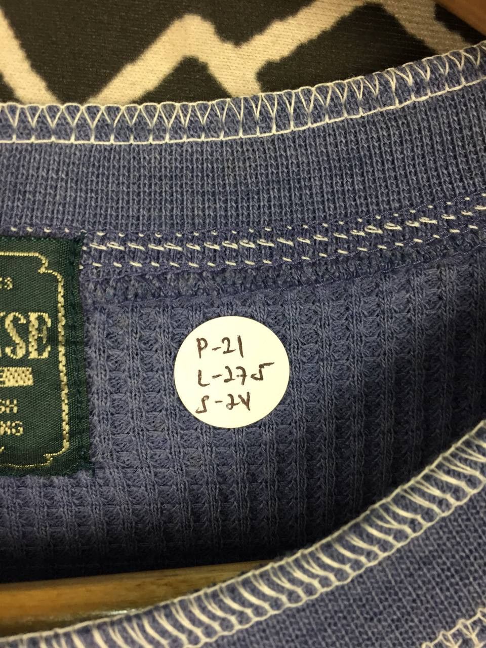 Japanese Brand Kearney House Waffle Knit Thermal Long Sleeve Tee Size L Size US L / EU 52-54 / 3 - 10 Thumbnail