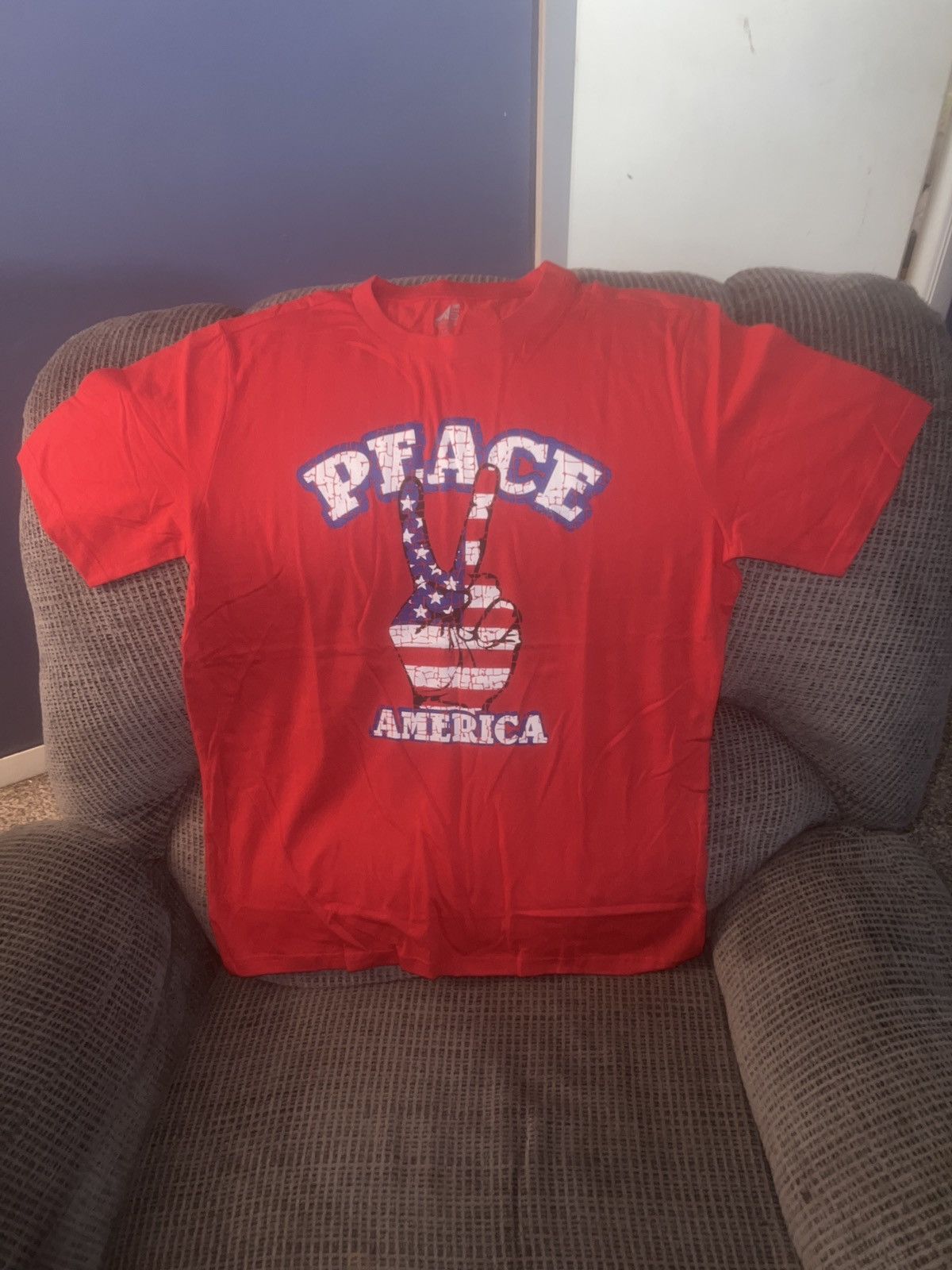 Hypebeast American Dream Team Network Peace America Tee Size US L / EU 52-54 / 3 - 1 Thumbnail