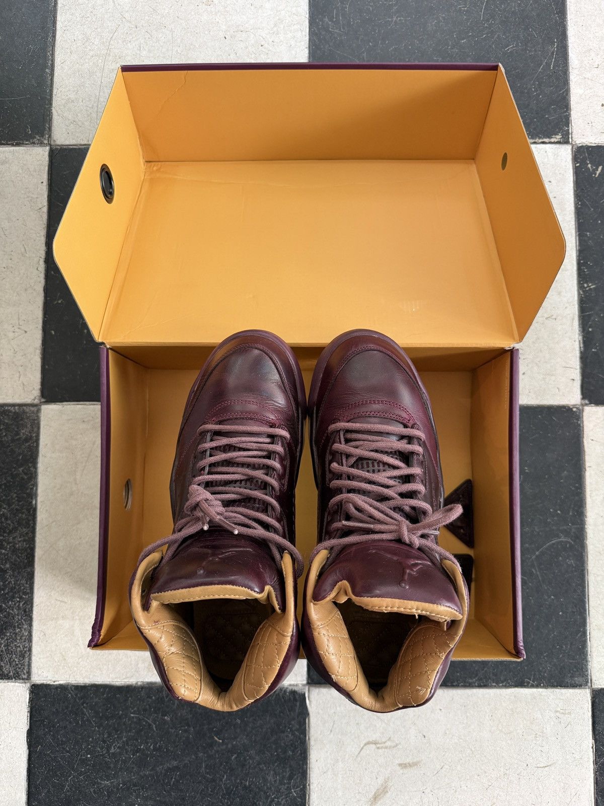 Jordan Brand Jordan 5 Premium “Bordeaux” (Wine and Cigar) 2017 Size US 9.5 / EU 42-43 - 3 Thumbnail
