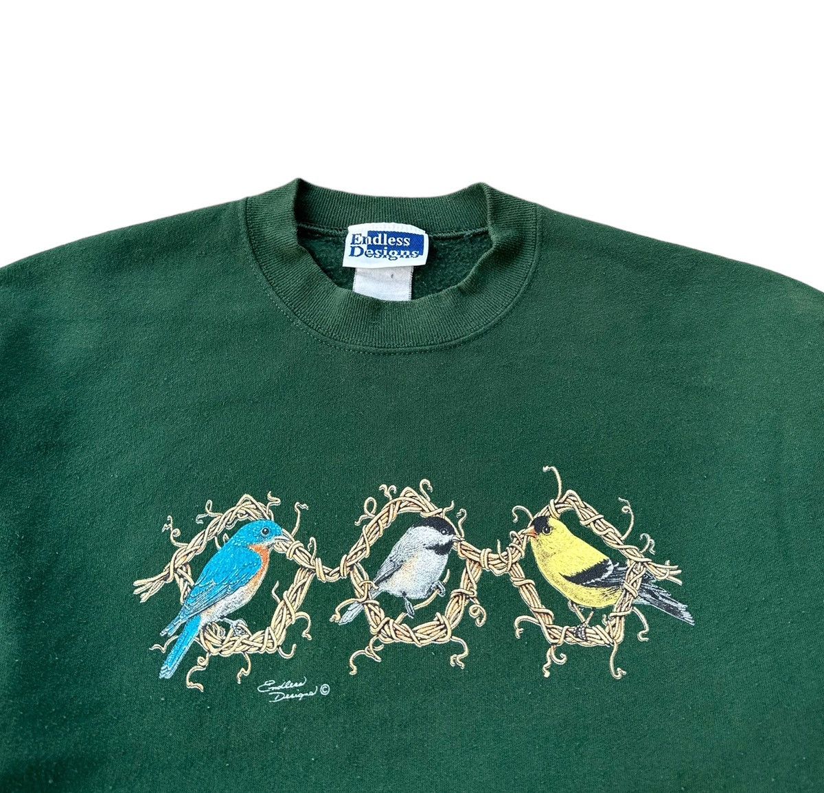 Vintage Vintage 80s Endless designs sweatshirts Size US M / EU 48-50 / 2 - 3 Thumbnail