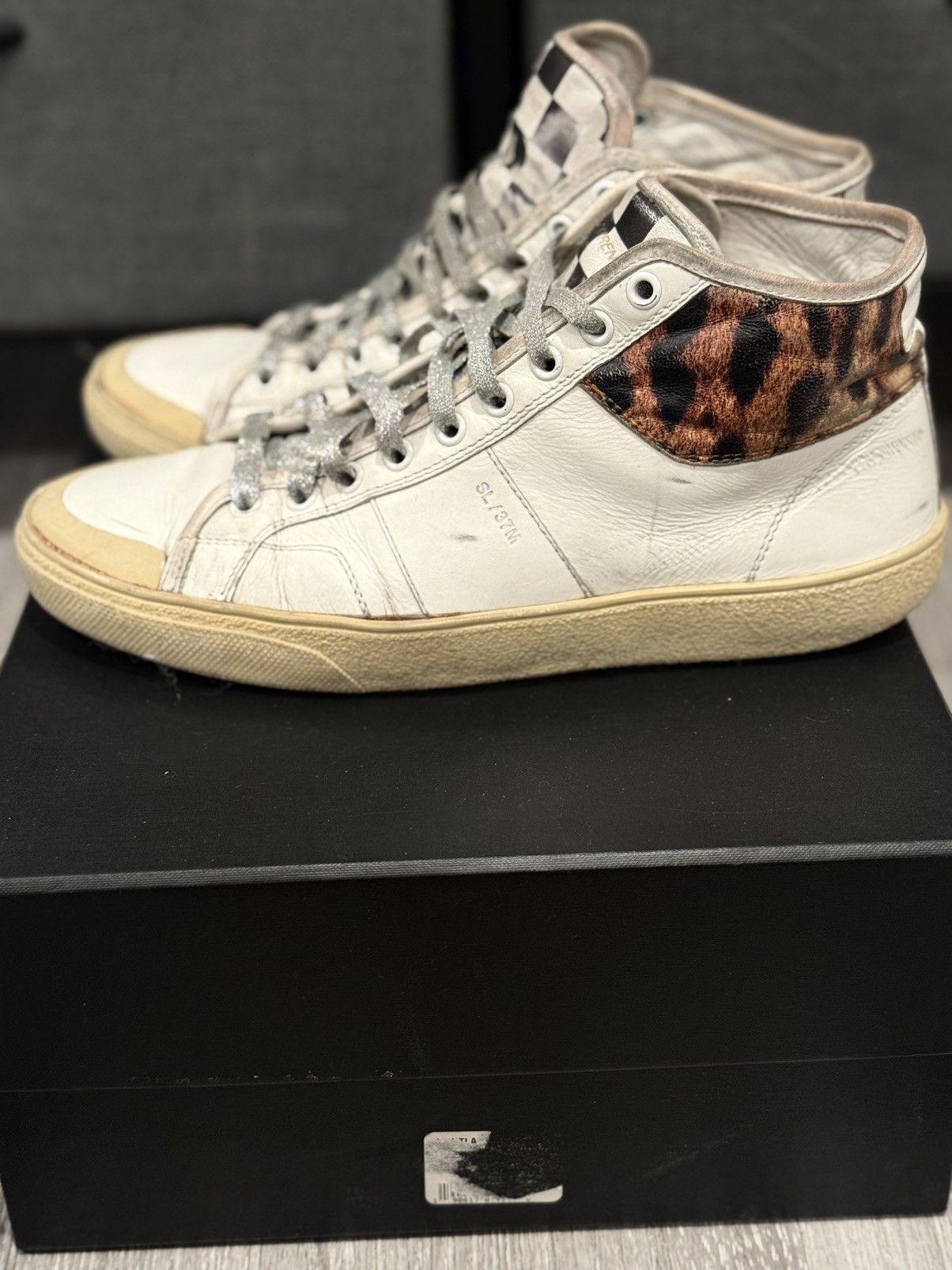 Saint Laurent Paris Saint Laurent Paris SL/37M Leopard Print SS16 Surf Sounds Size US 7 / EU 40 - 1 Thumbnail