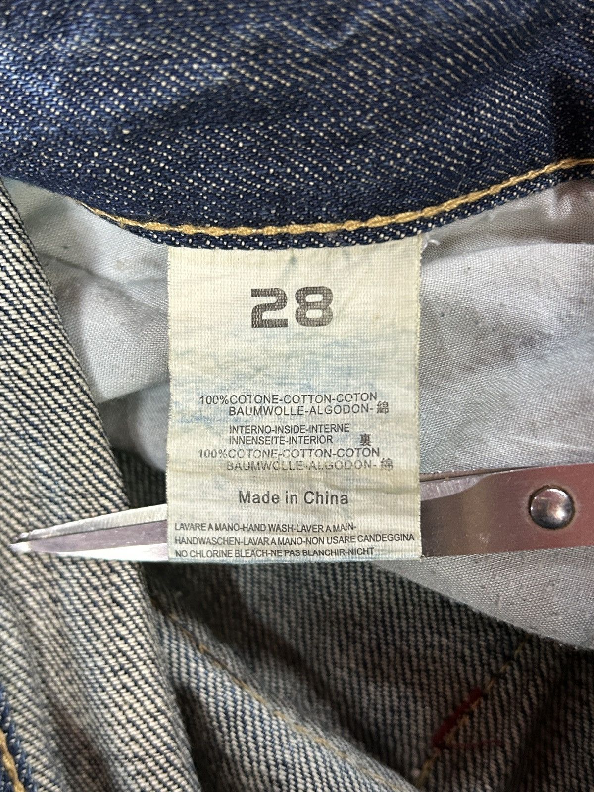 G-Star × Vintage Vintage Gstar Raw Crazy Fade Rusty y2k Jeans Size US 27 - 16 Thumbnail