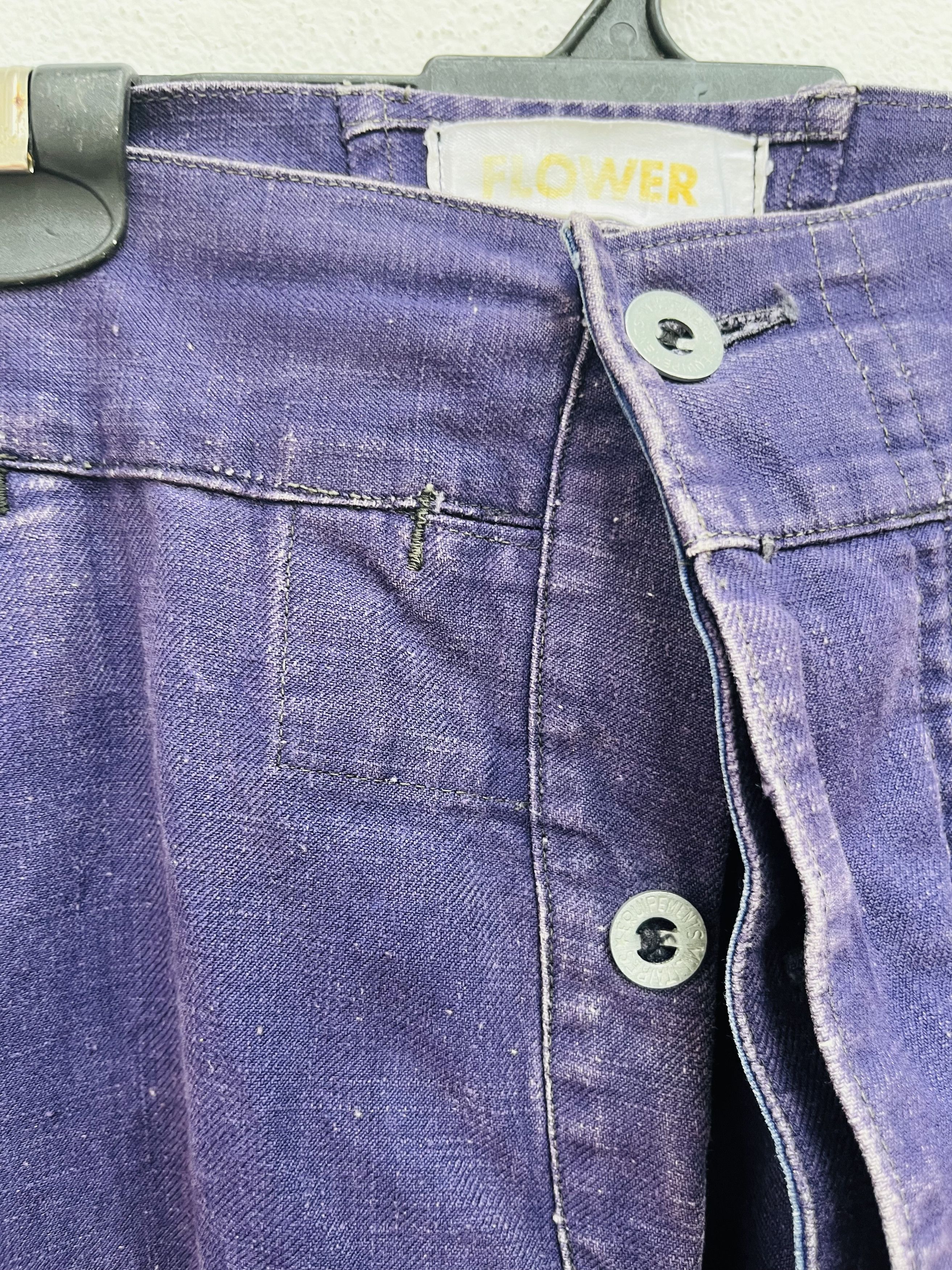 Vintage Vintage 1940s 50s Vintage French Army Work Trousers Size US 34 / EU 50 - 8 Thumbnail
