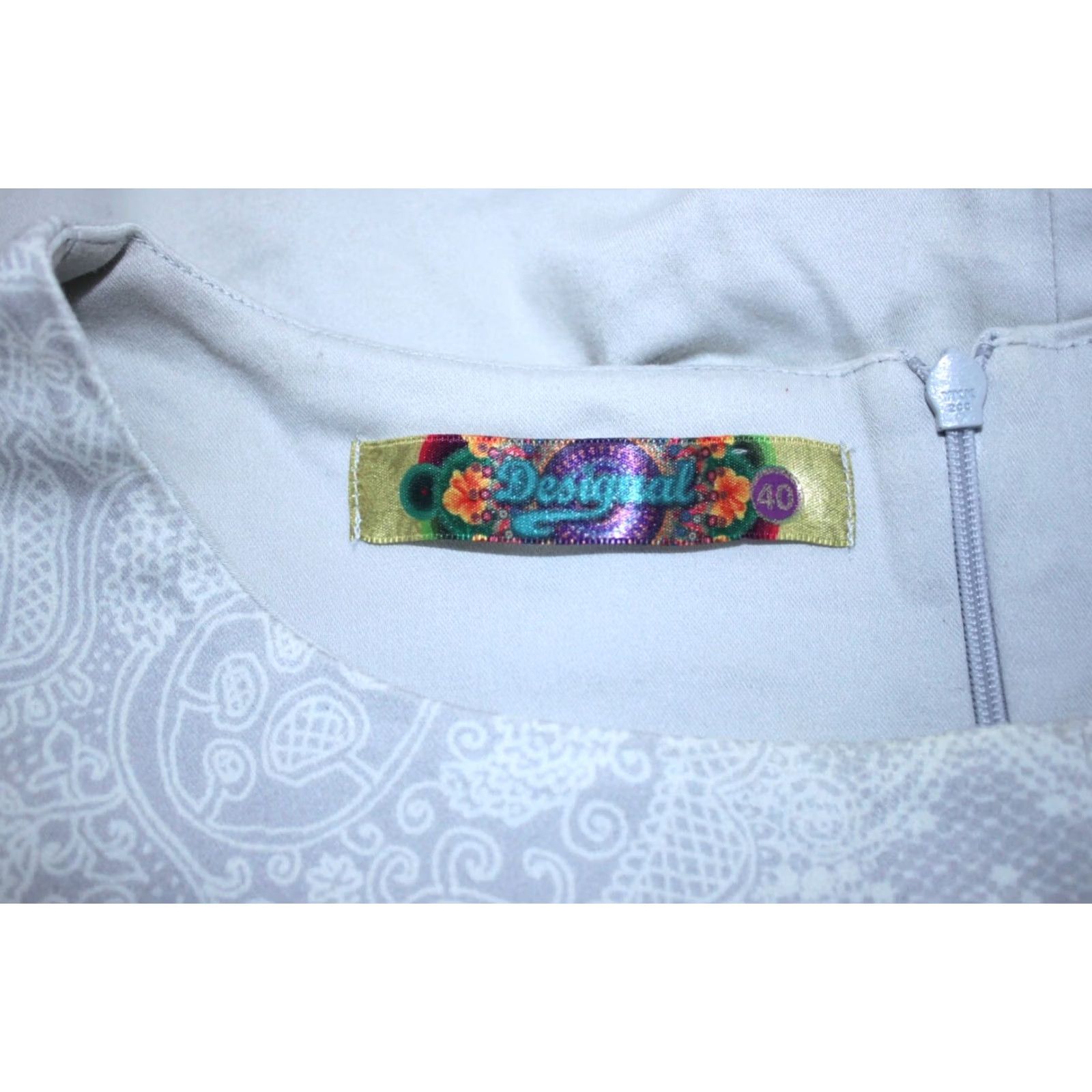 Desigual Desigual Dress Womens Size 40 Grey Knee Length A-Line 40 Desigual Womens Dress Size 40 Grey Knee Length A-Line Dress Size S / US 4 / IT 40 - 5 Thumbnail