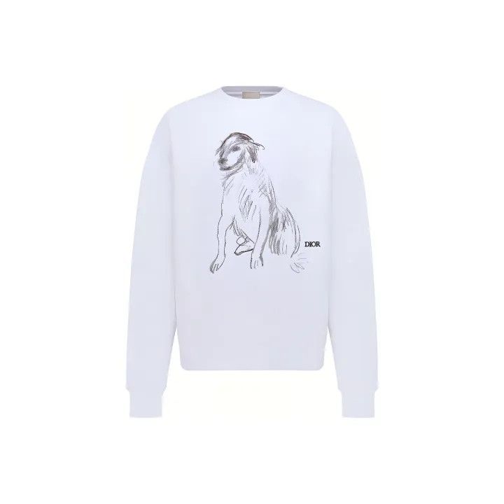 Dior Dior Animal Print Crewneck Sweatshirt for Men 0079 Size US L / EU 52-54 / 3 - 1 Thumbnail